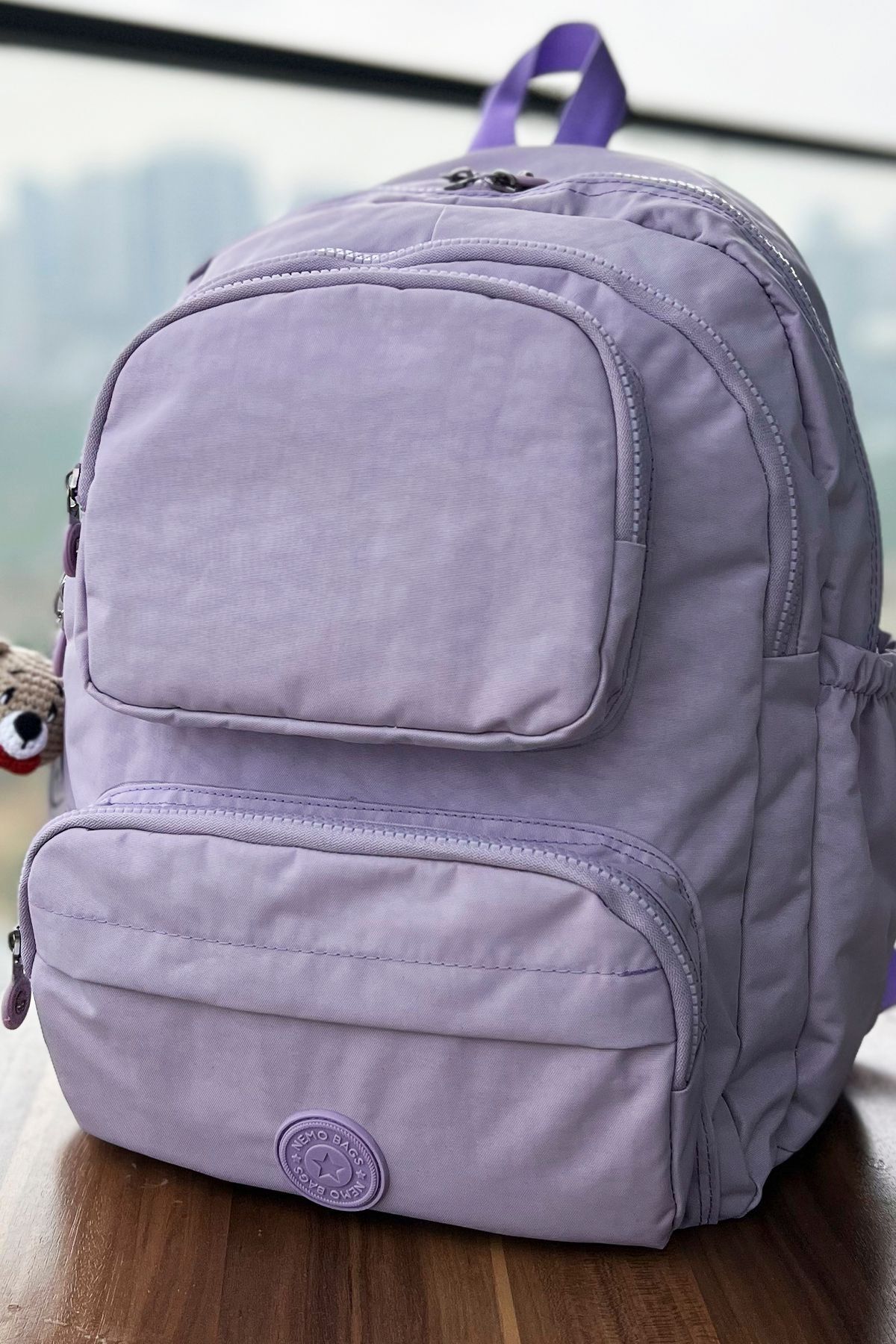 کوله پشتی زنانه بنفش NEMO BAGS | sırtçantası اورجینال - تصویر 4