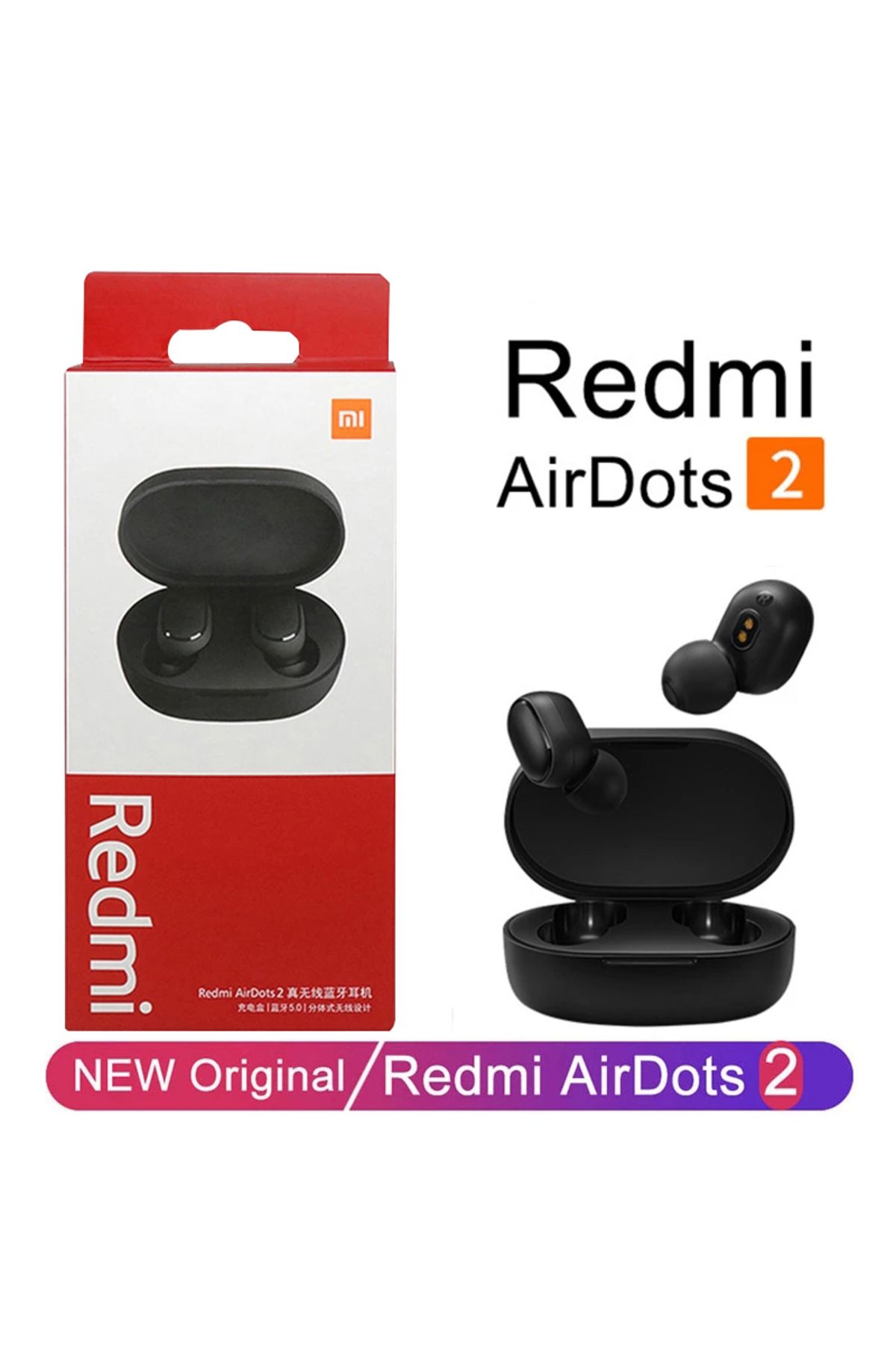 Xiaomi-سماعات Redmi Airdots 2 سماعات Mi الأصلية Xiaomi True اللاسلكية سماعات بلوتوث Air Dots H... 7