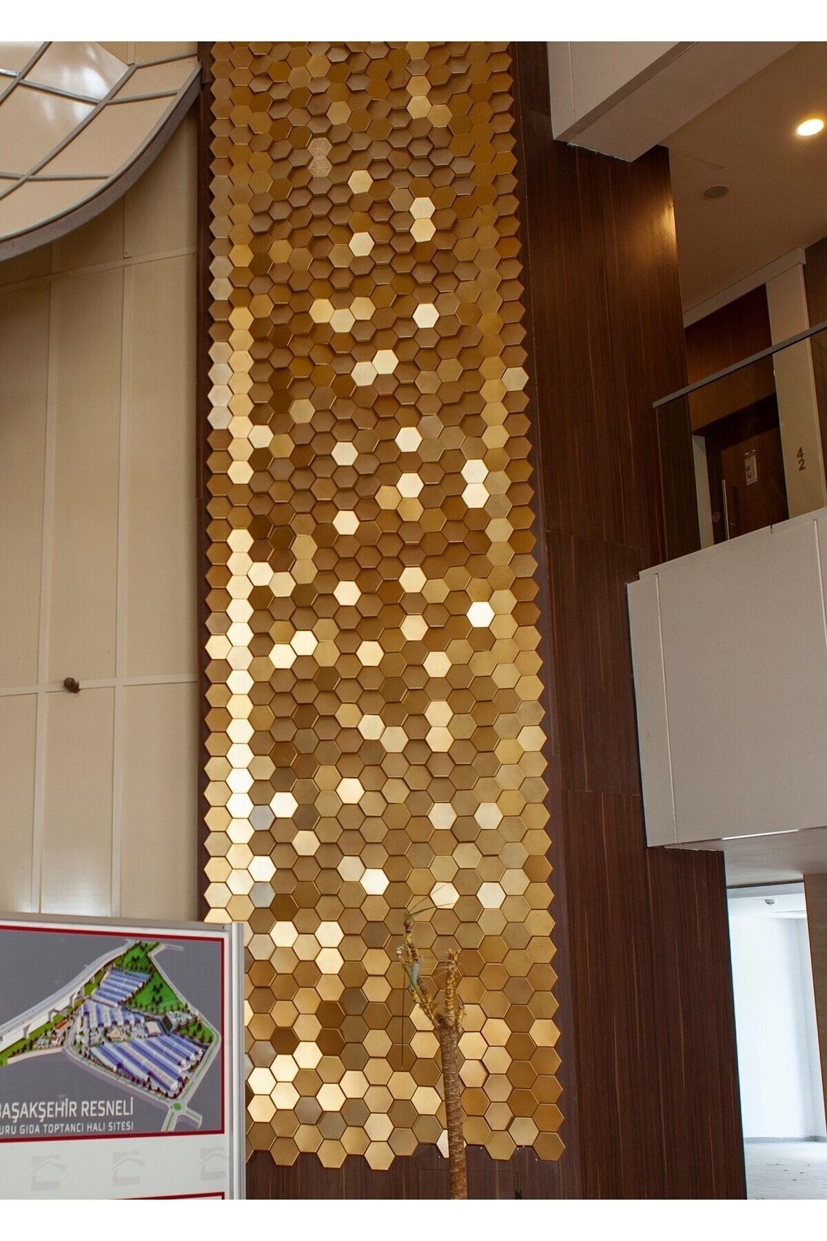 3D Wall Norm 3 Boyutlu Dekoratif Duvar Paneli (-ALTIN-) (1M2) Fiyatı ...