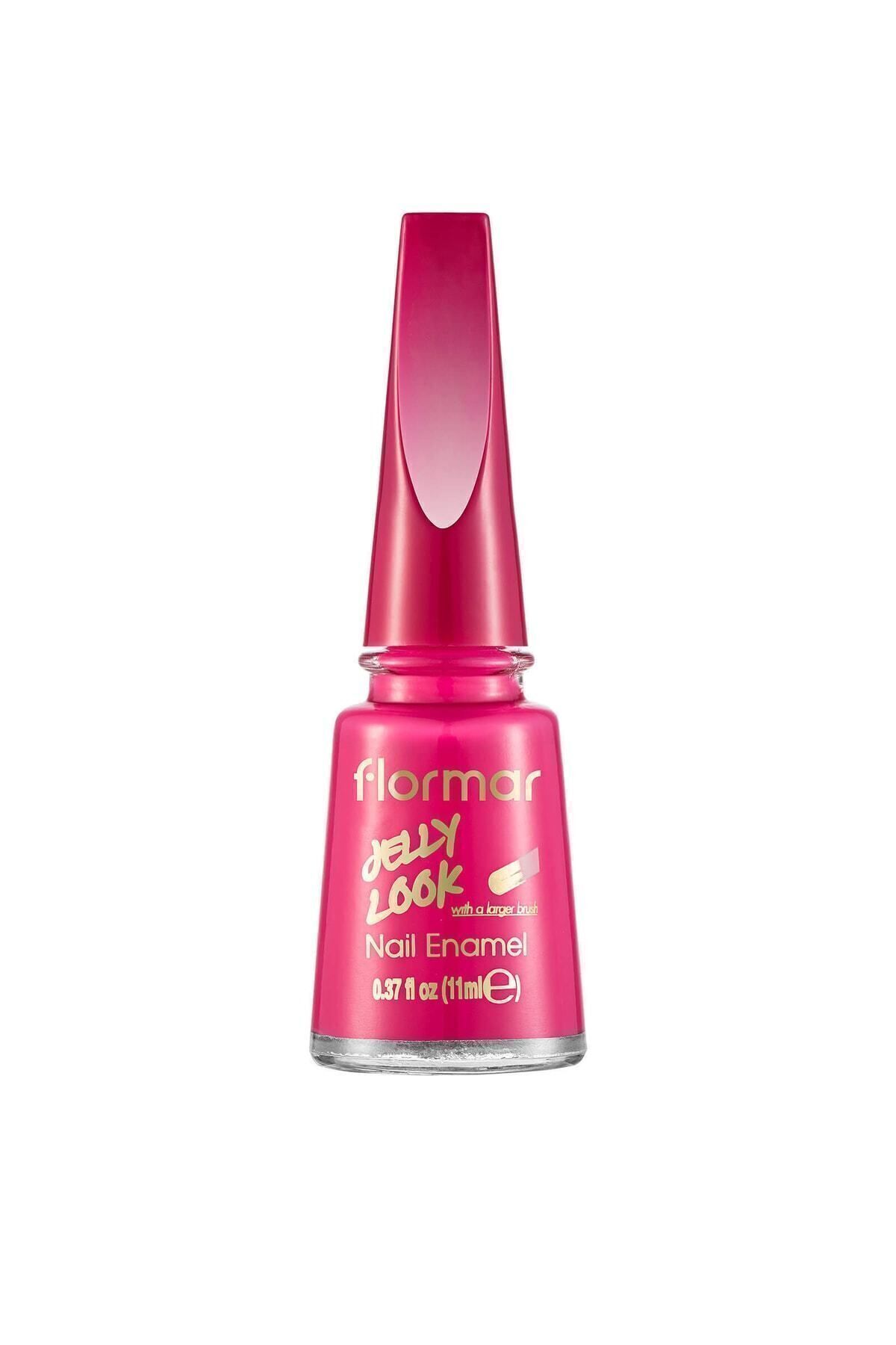 Flormar Jelly Look Высокопигментированный лак для ногтей с блестящим гелевым эффектом 237805