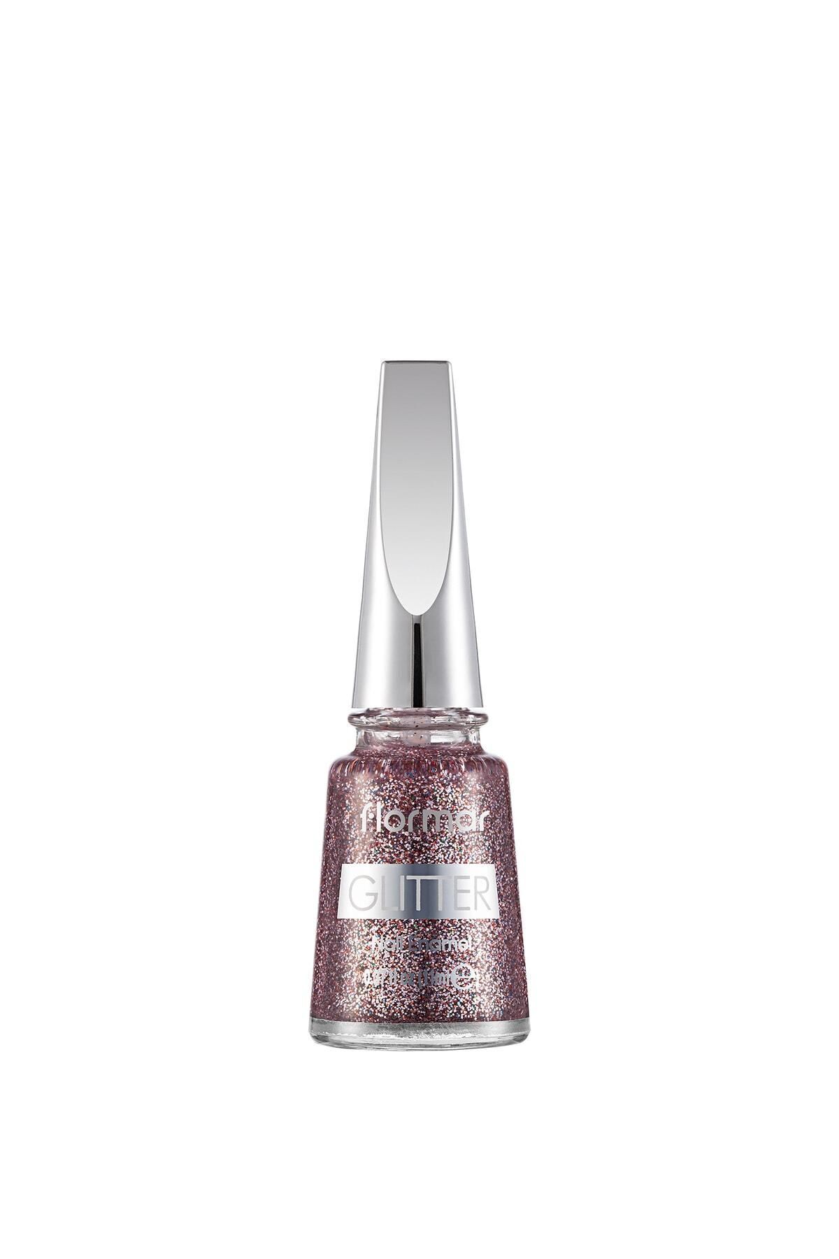 Лак для ногтей Flormar Glitter Semi Transparent & Shiny Finish 236756