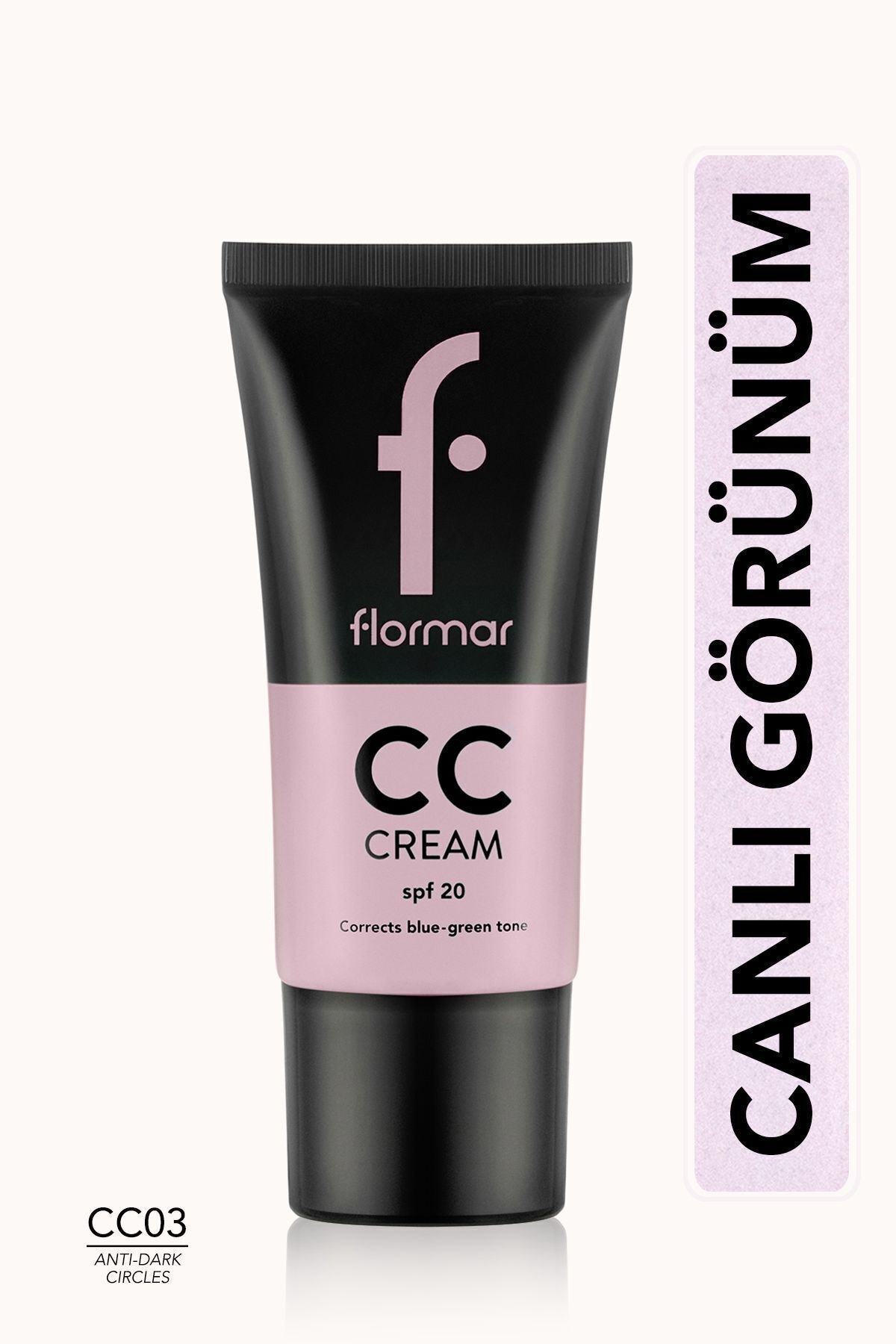 Flormar CC Cream (розовый) для предотвращения темных пятен -Cc Cream -Cc03-8690604534722 0111147