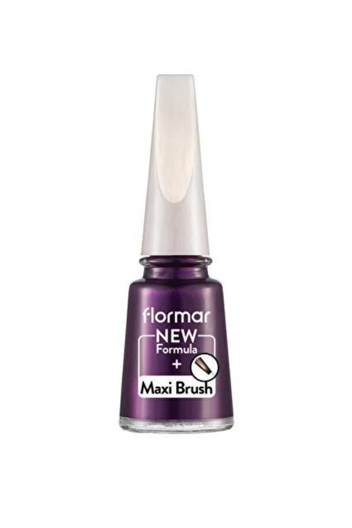 Лак для ногтей Flormar New Maxi Brush Pearly PL432 Violet Defense 9053035