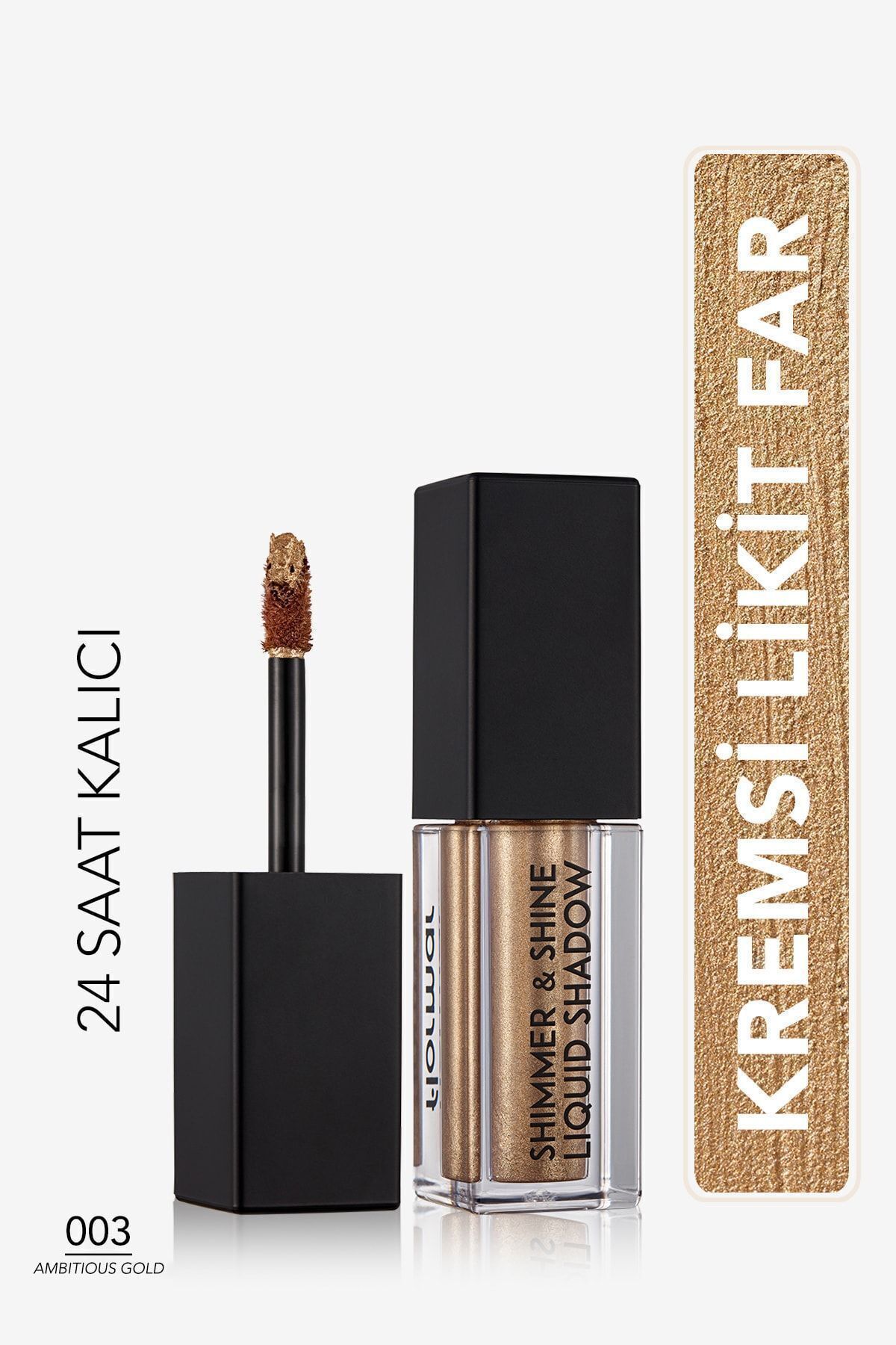 Flormar Liquid Eye Shadow - Жидкие тени Shimmer & Shine 003 Ambitious Gold MK.GOZ.FAR.1006