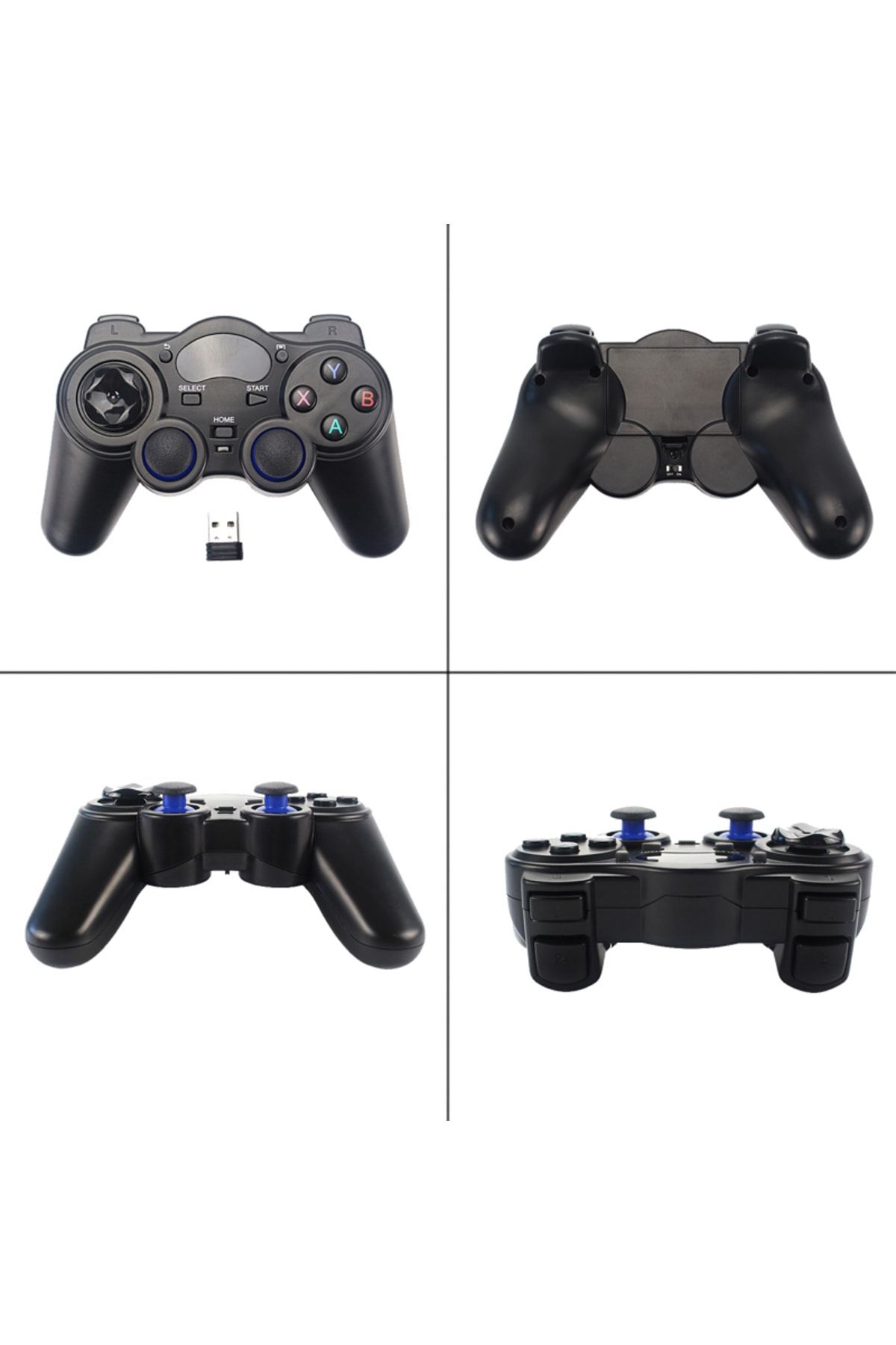F360 2.4ghz Pc/tv Box/android Telefon Tablet Uyumlu Joystick Gamepad Kontroller 6