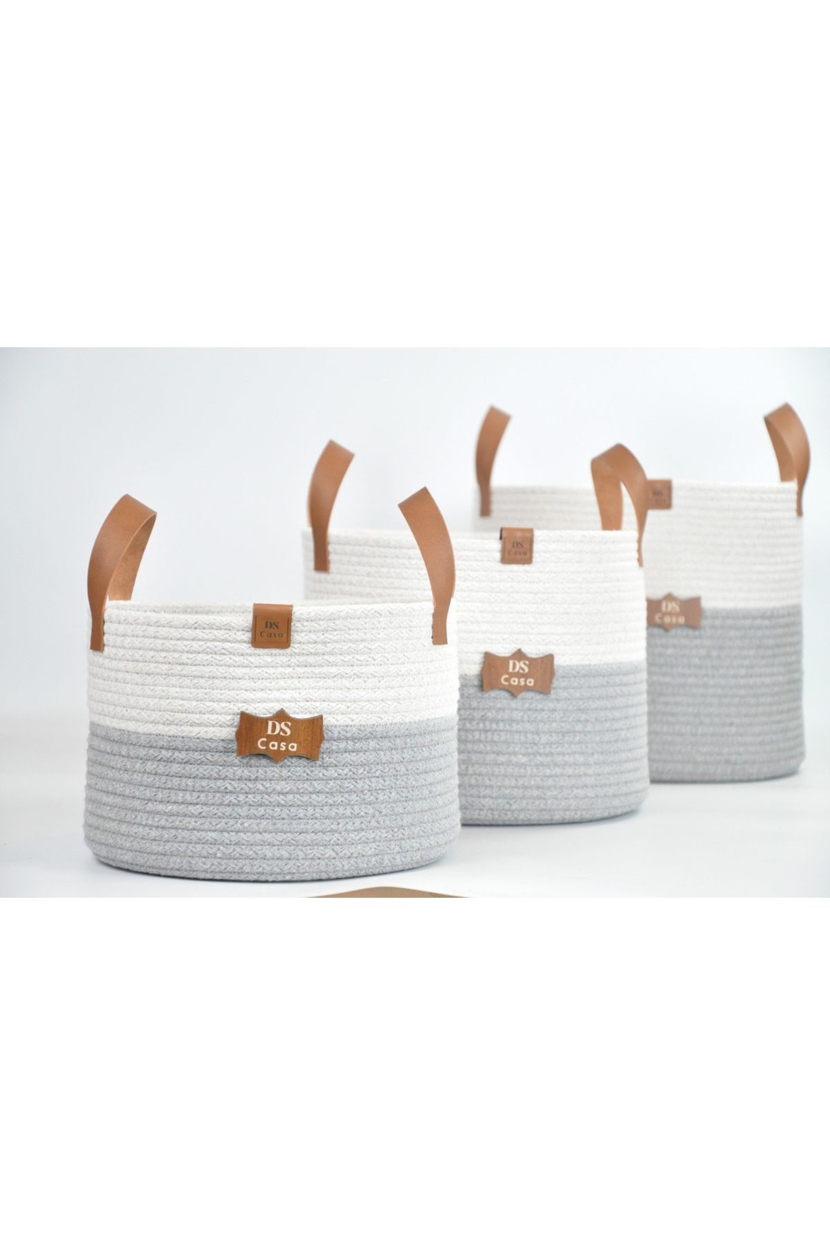 Moderna-Ds Casa - 3-Piece Basket Set with Pegs 1