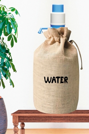 enmalife Dekoratif Baskılı Jüt Damacana Kılıfı Su Verenlerin Çok Olsun Baskıl...