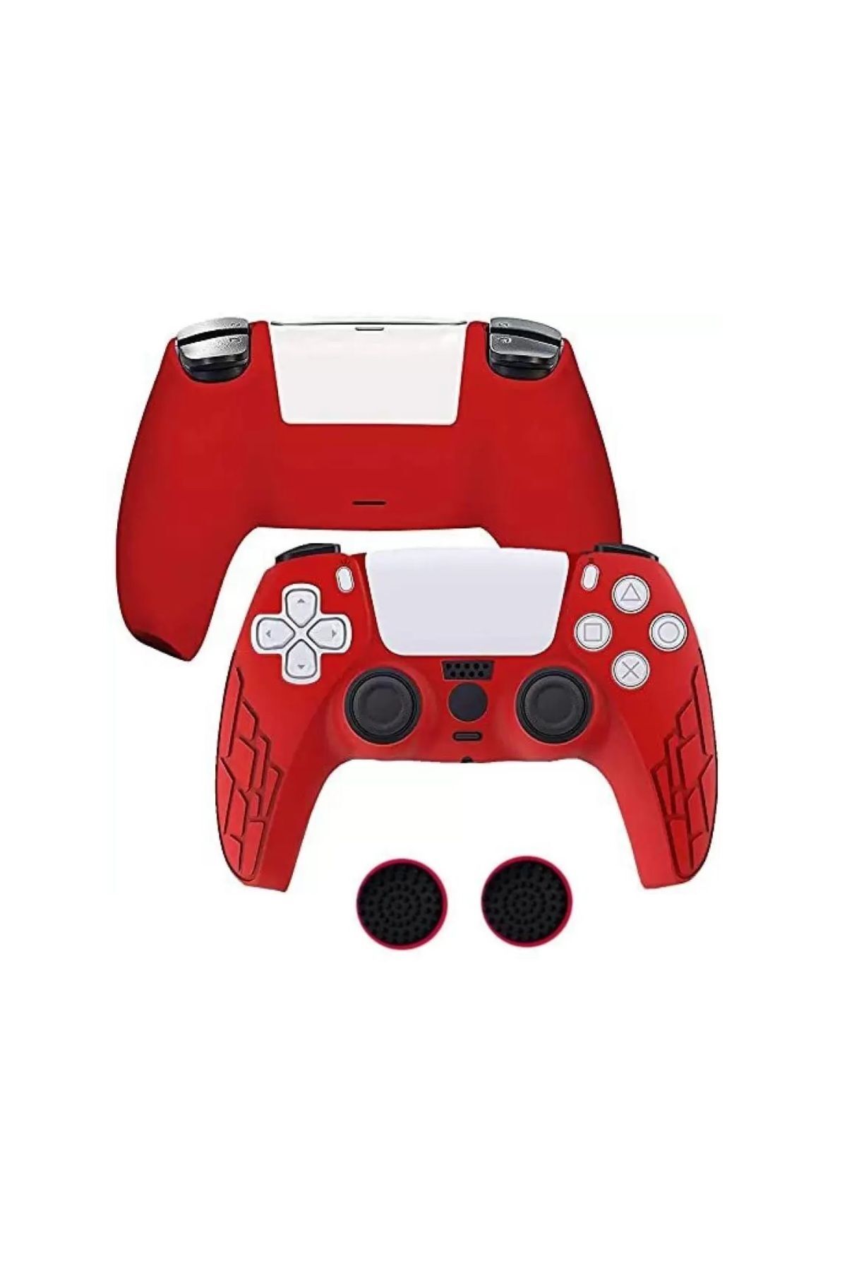 Ps5 Joystick Kol Koruyucu Silikon Kılıf Ve Analog Koruyucu Set