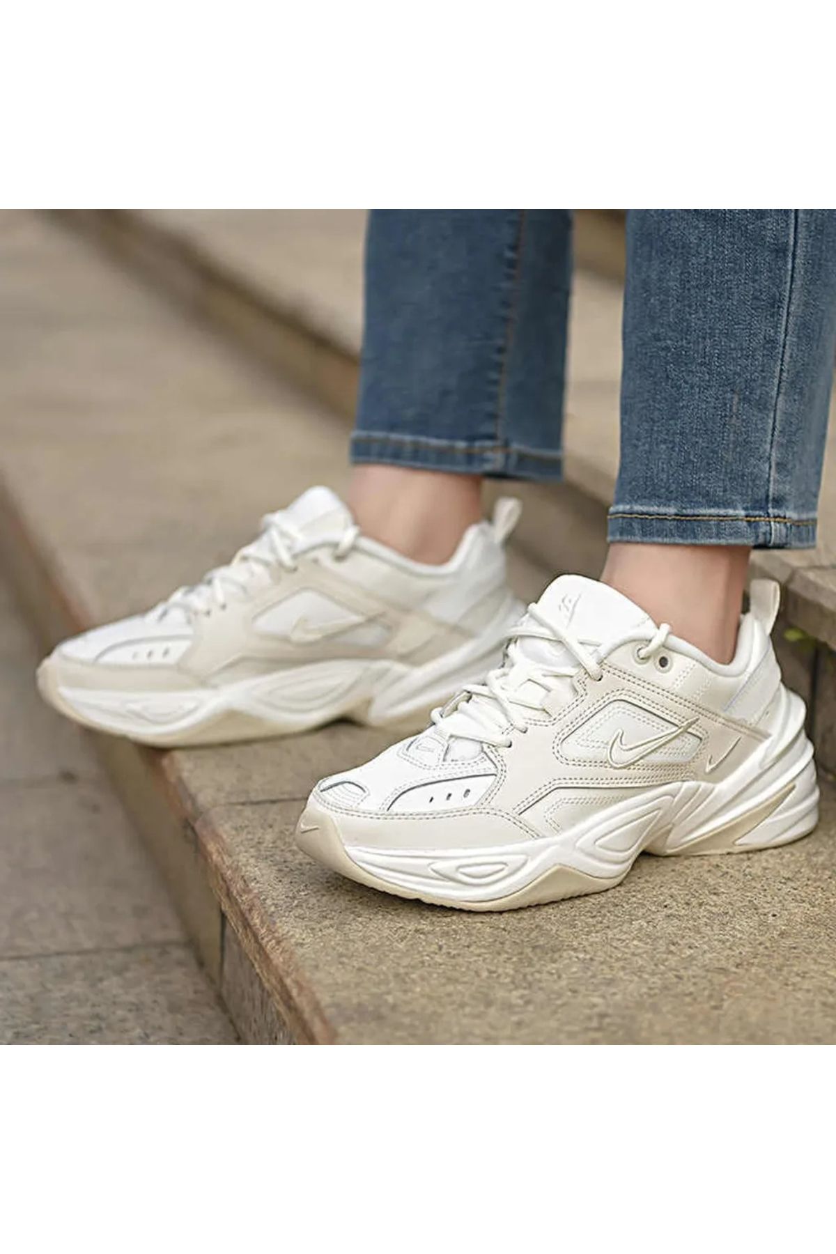 Nike M2K TEKNO Leather Unisex Sneaker Hakiki Deri Bulut Spor Ayakkab Fiyat Yorumlar Trendyol