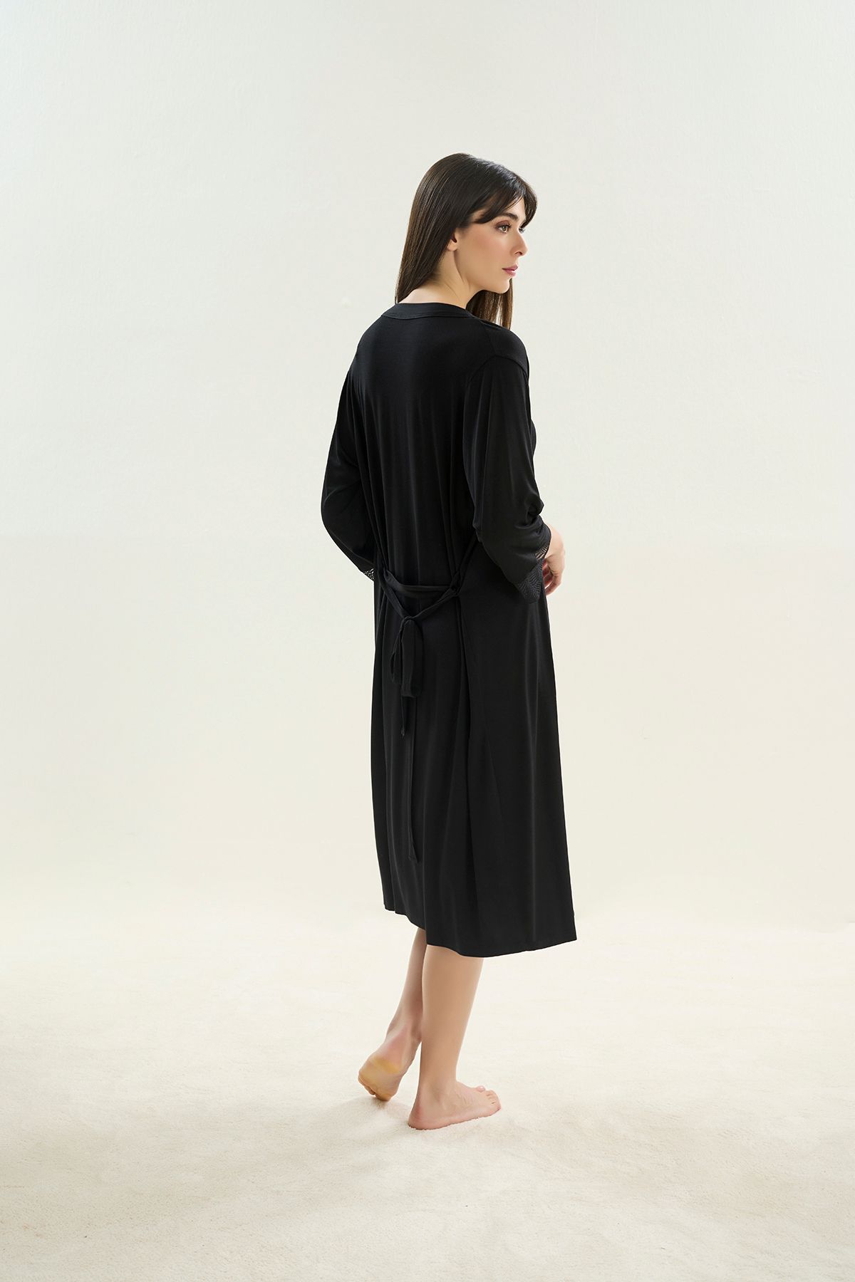 Sevim-16140 Model Dressing Gown Set 4