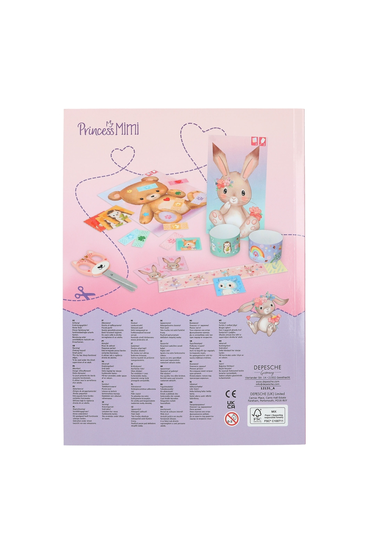 کتاب برش و رنگ‌آمیزی پرنسس میمی