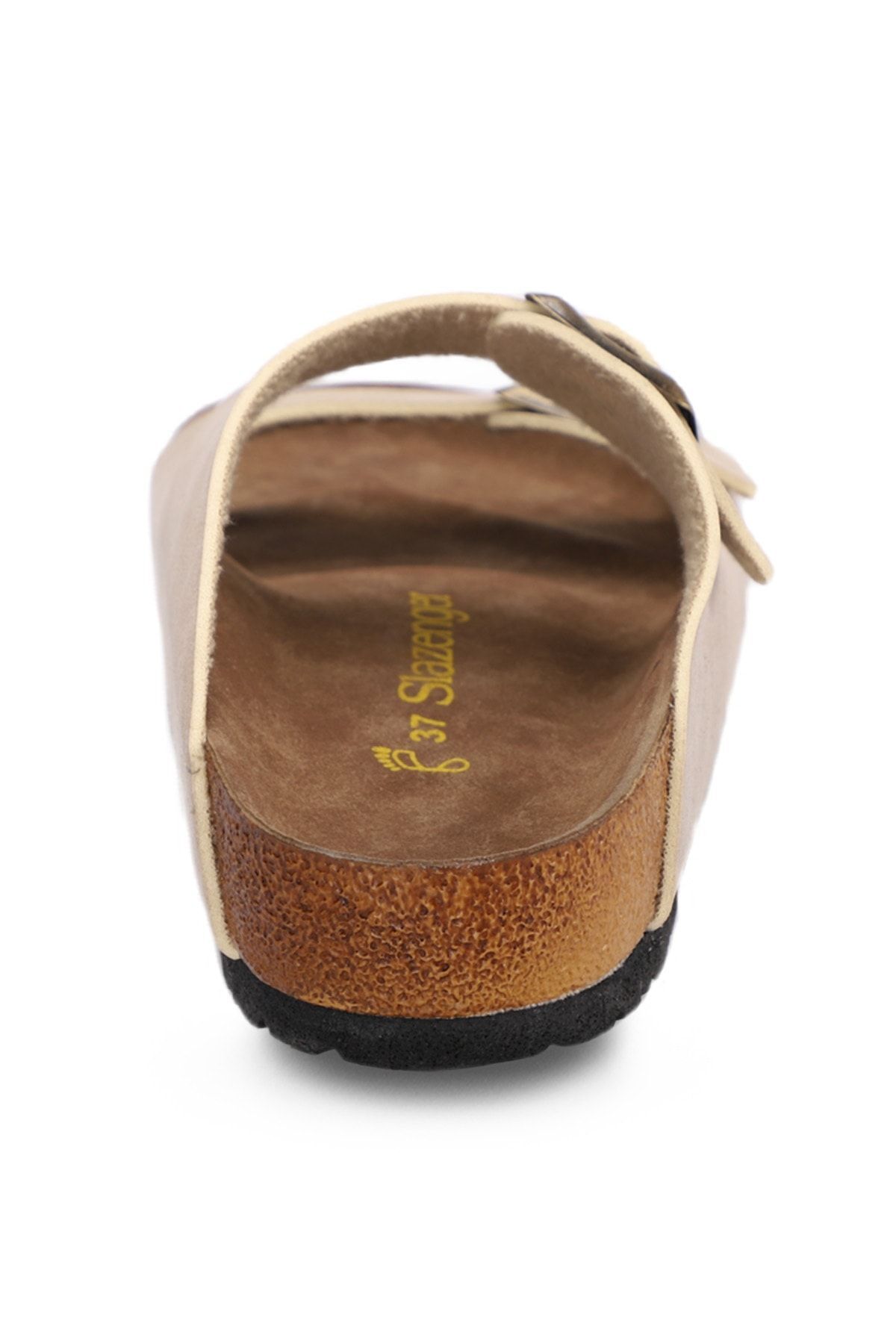 دمپایی اسلازنگر مردانه نوبوک بژ پوشاک ساحل راسته      کژوال/روزمره | Slazenger TRENDY LENS TR - تصویر 6