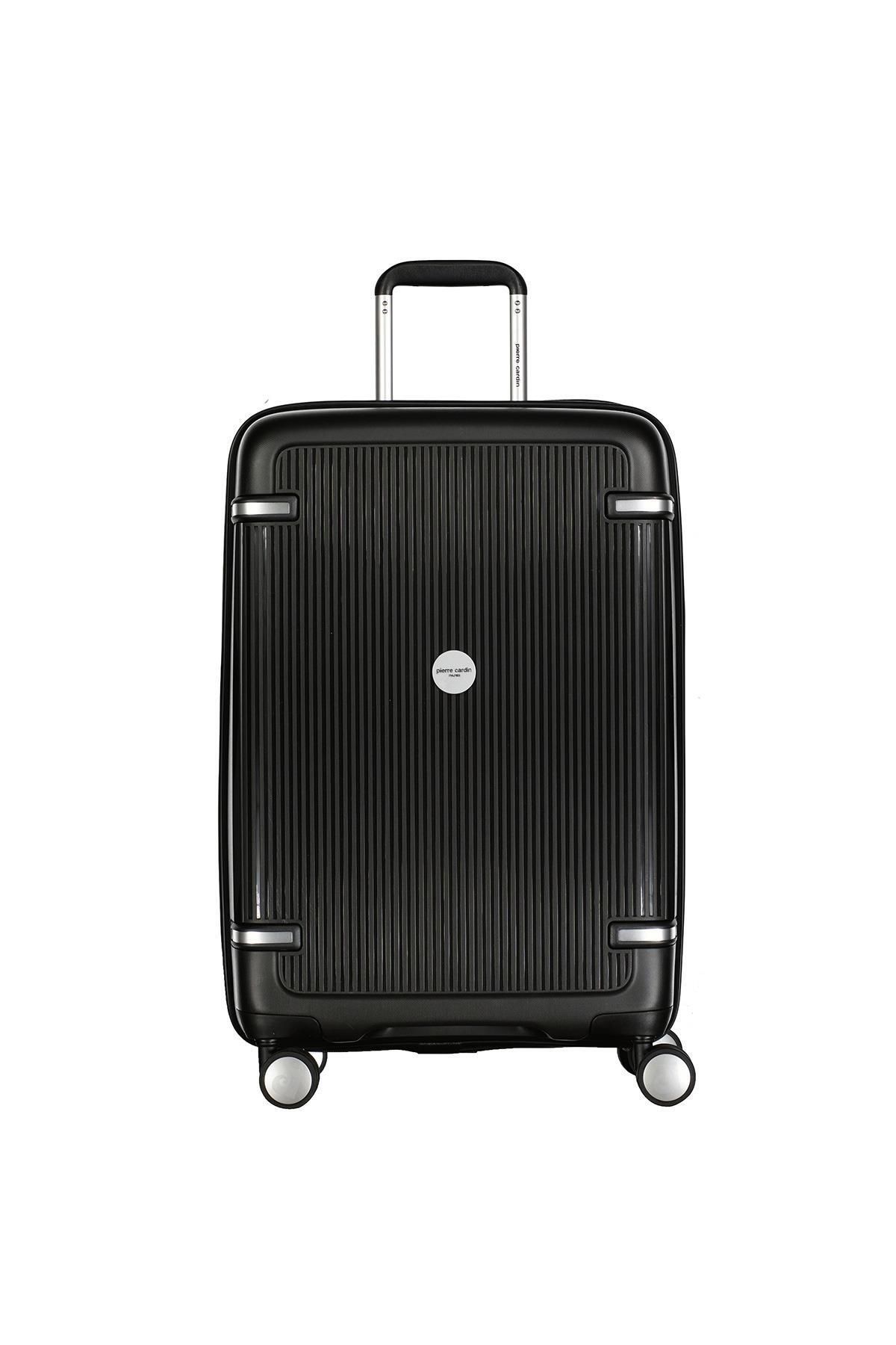 چمدان مشکی سایز متوسط ​​60 سانتی متر 04pc7070-m Pierre Cardin