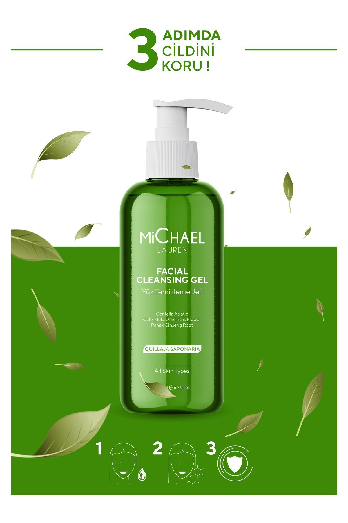 ست مراقبت پوست SOAP TREE همه انواع ژل تمیز کردن صورت 2LI مجموعه Michael Lauren