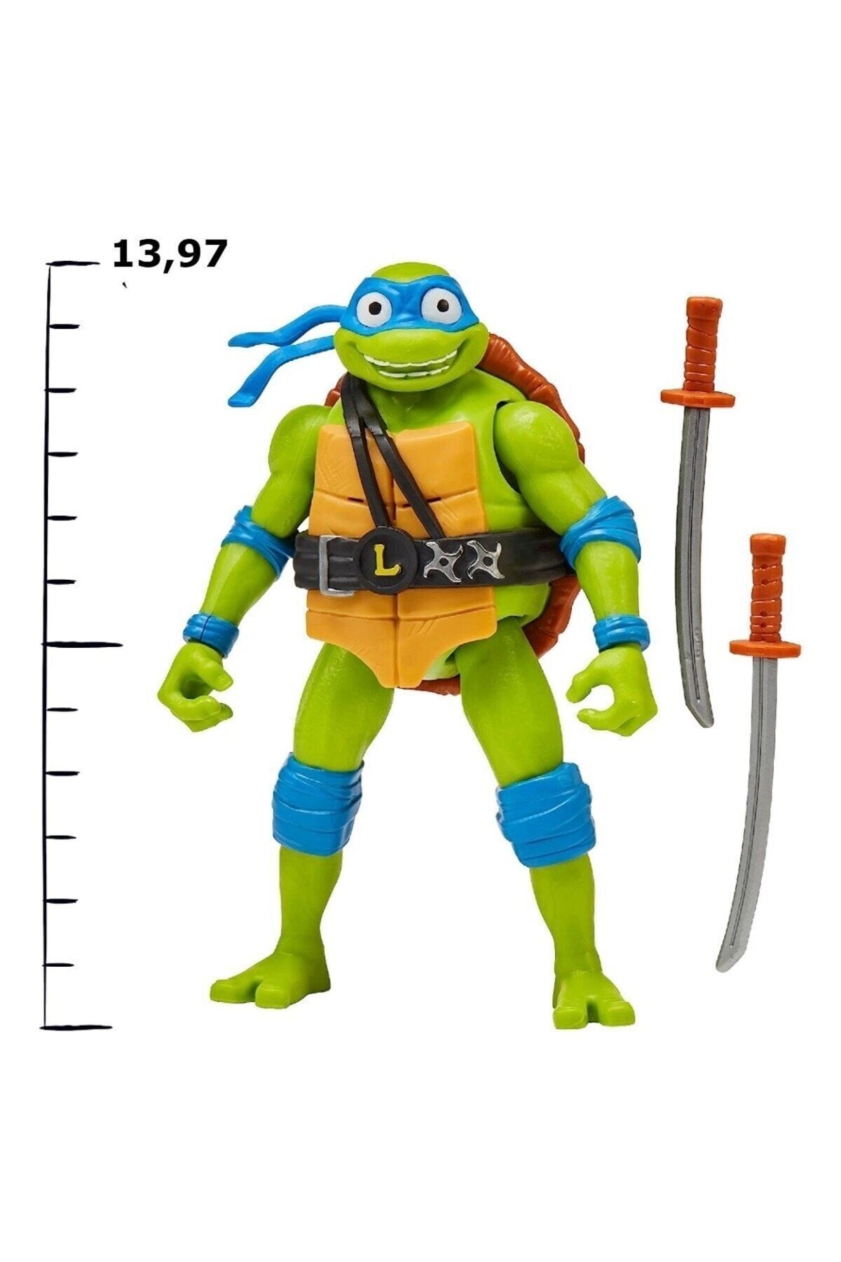 TMNT-شخصيات سلاحف النينجا الفاخرة ليوناردو مع الصوت 3
