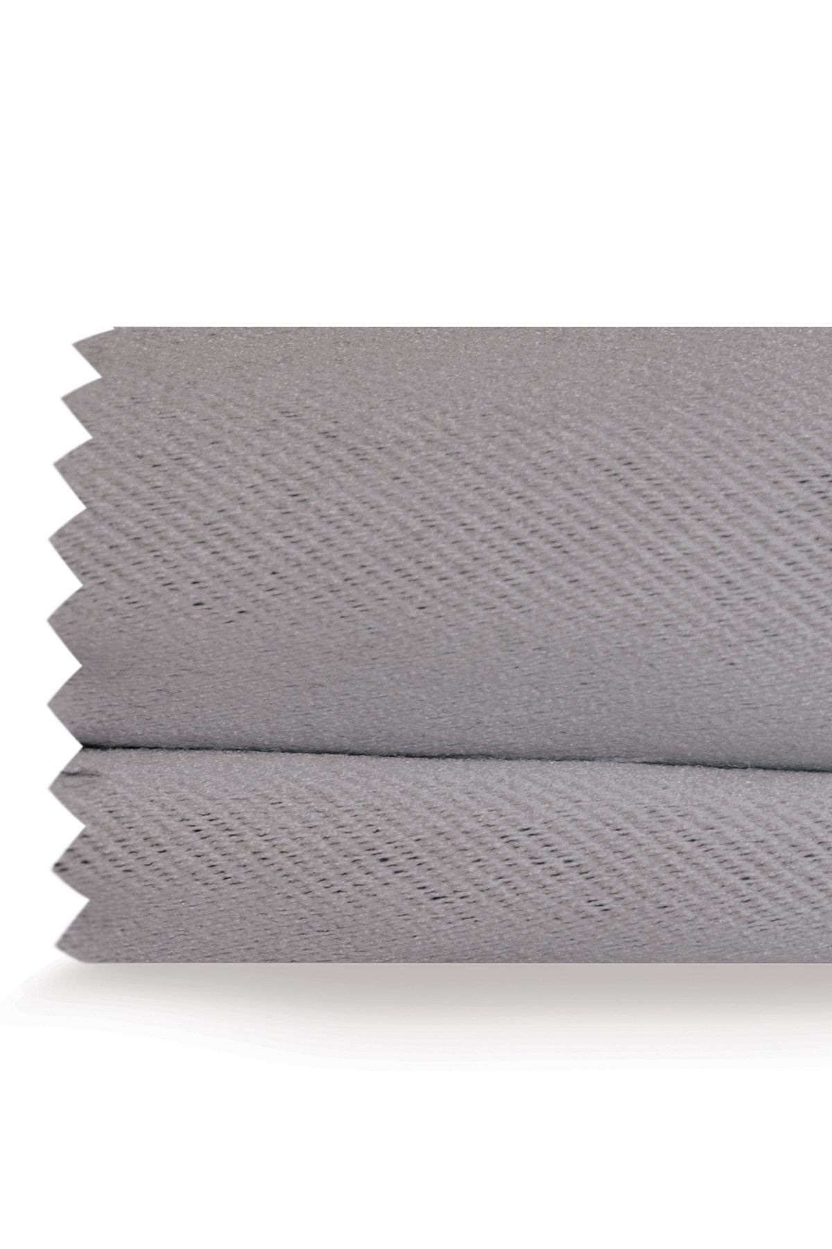 Demor Home-High Quality Gray Blackout Background Curtain Extrafor Drawstring Single Wing 3