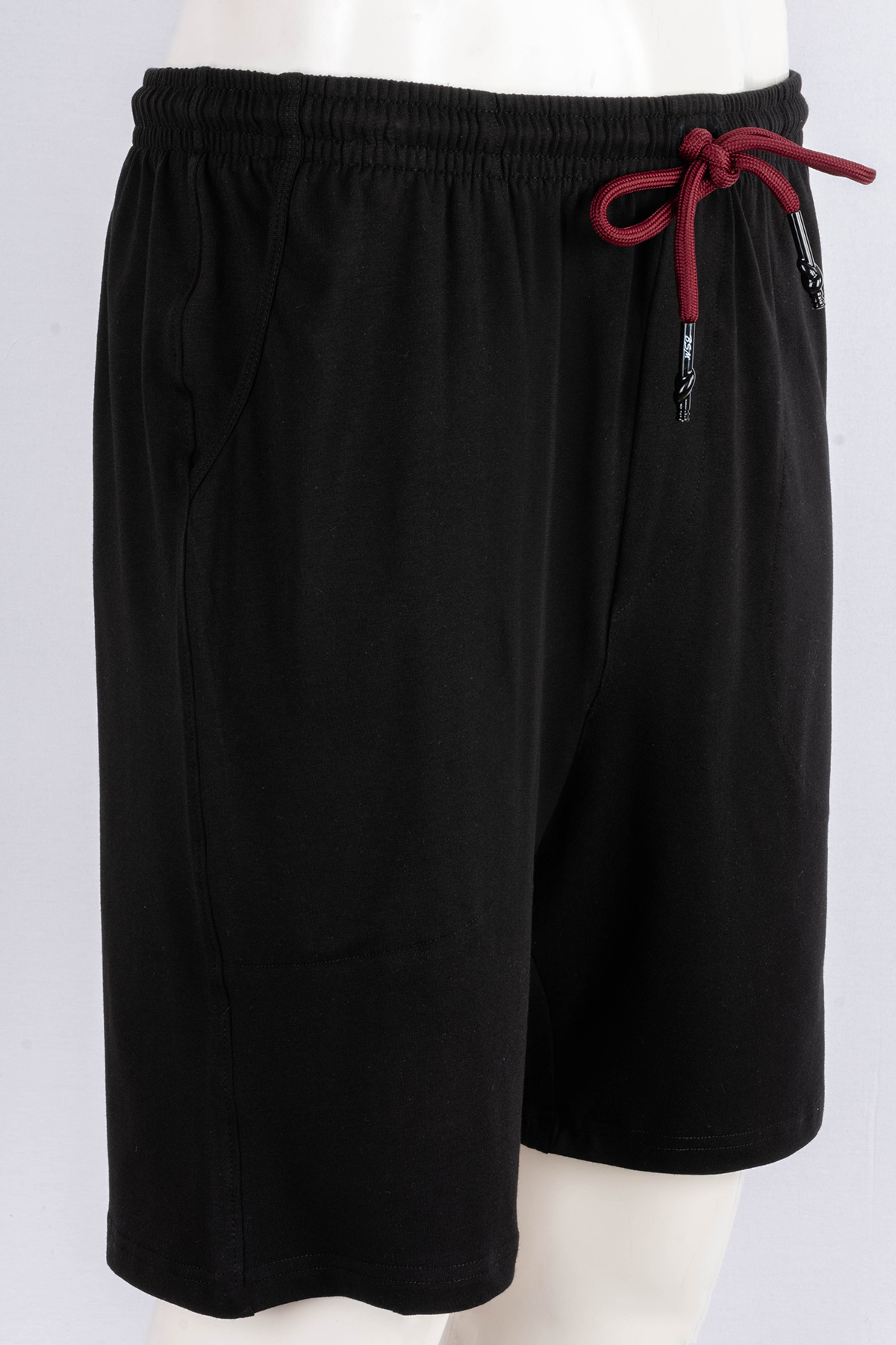 BSM  Erkek Yüksek Kalite Pamuklu Cepli Spor Rahat Siyah Şort - Görsel 7