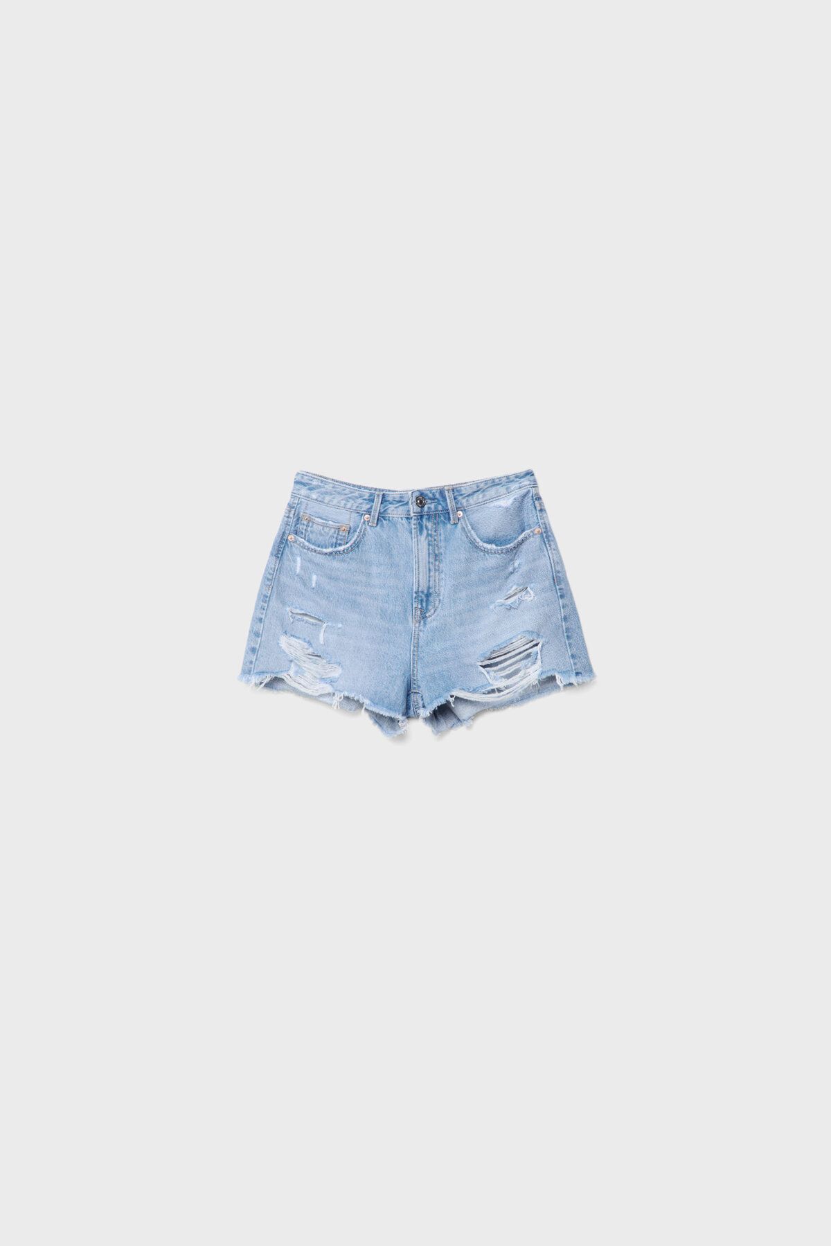 Short jean stradivarius outlet