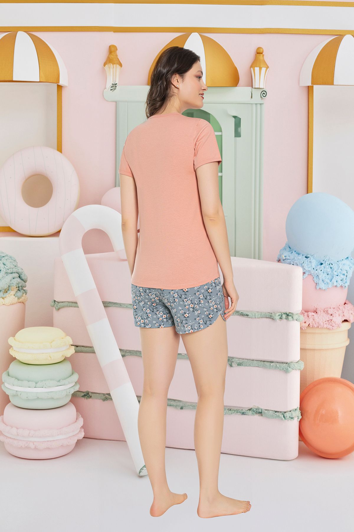 Sevim-16051 Model Shorts Set 2