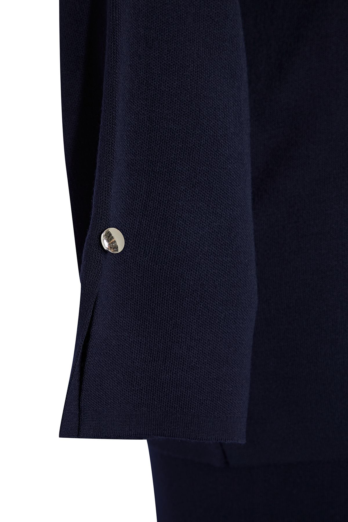 Trendyol Curve-Set de tricotaje bleumarin de marime mare - Set de jos și de sus 7