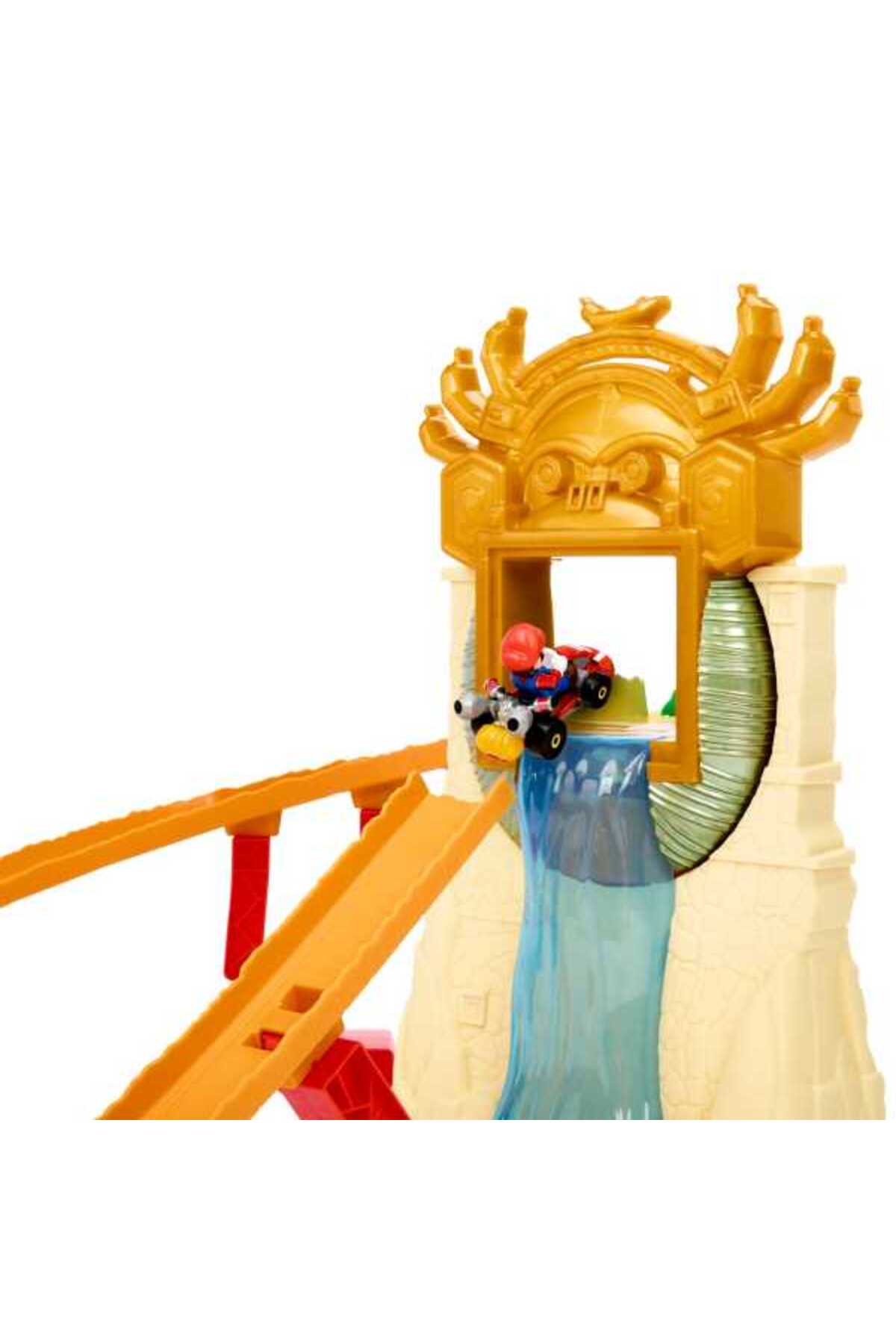 HOT WHEELS Super Mario Bros. Filmi Mario Kart Kong Ormanı Yarış Pisti HMK49 fotoğrafı 2 (önizleme)