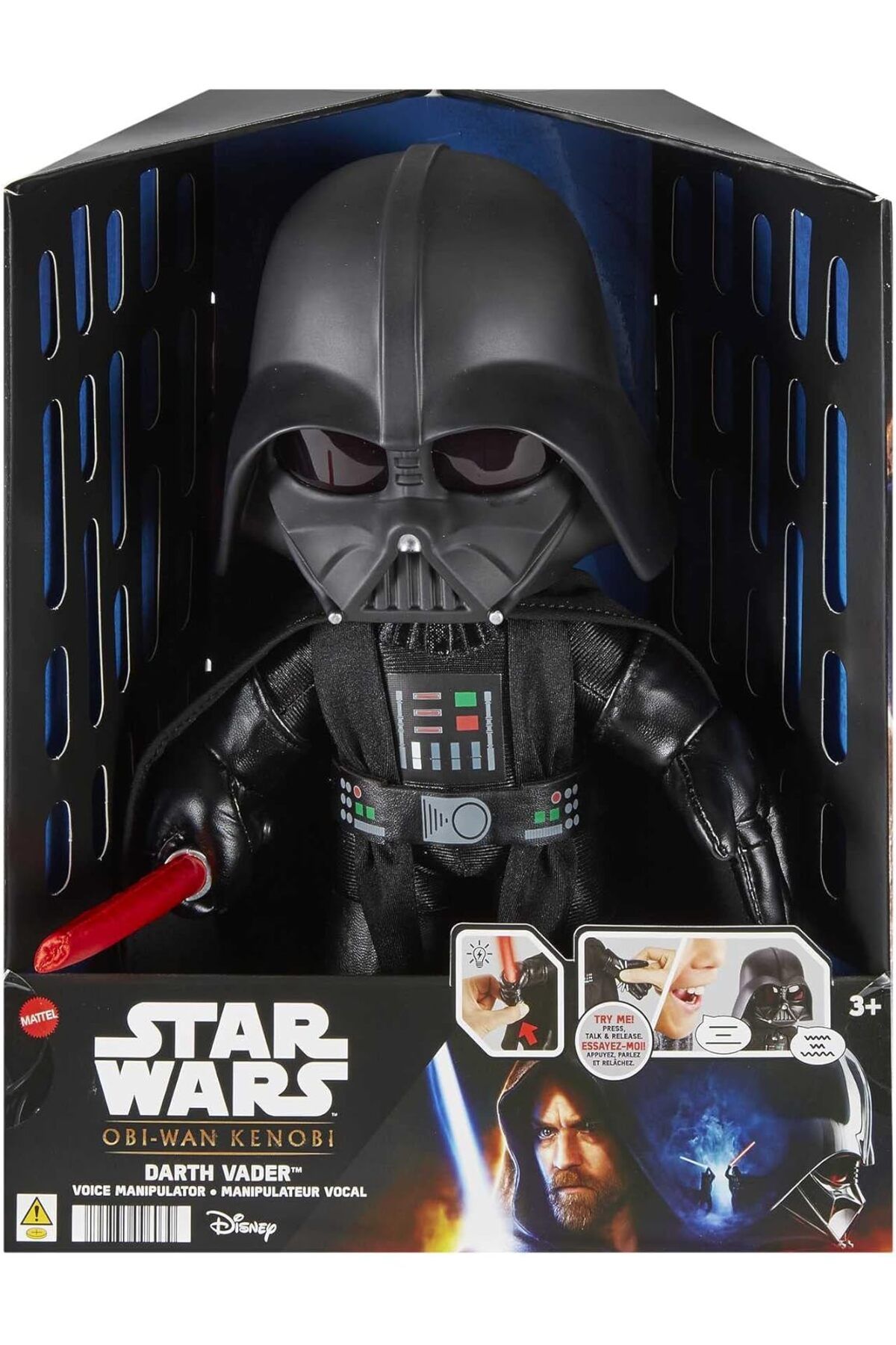 Star Wars-Darth Vader Feature Plush (Obi-Wan) HJW21 7