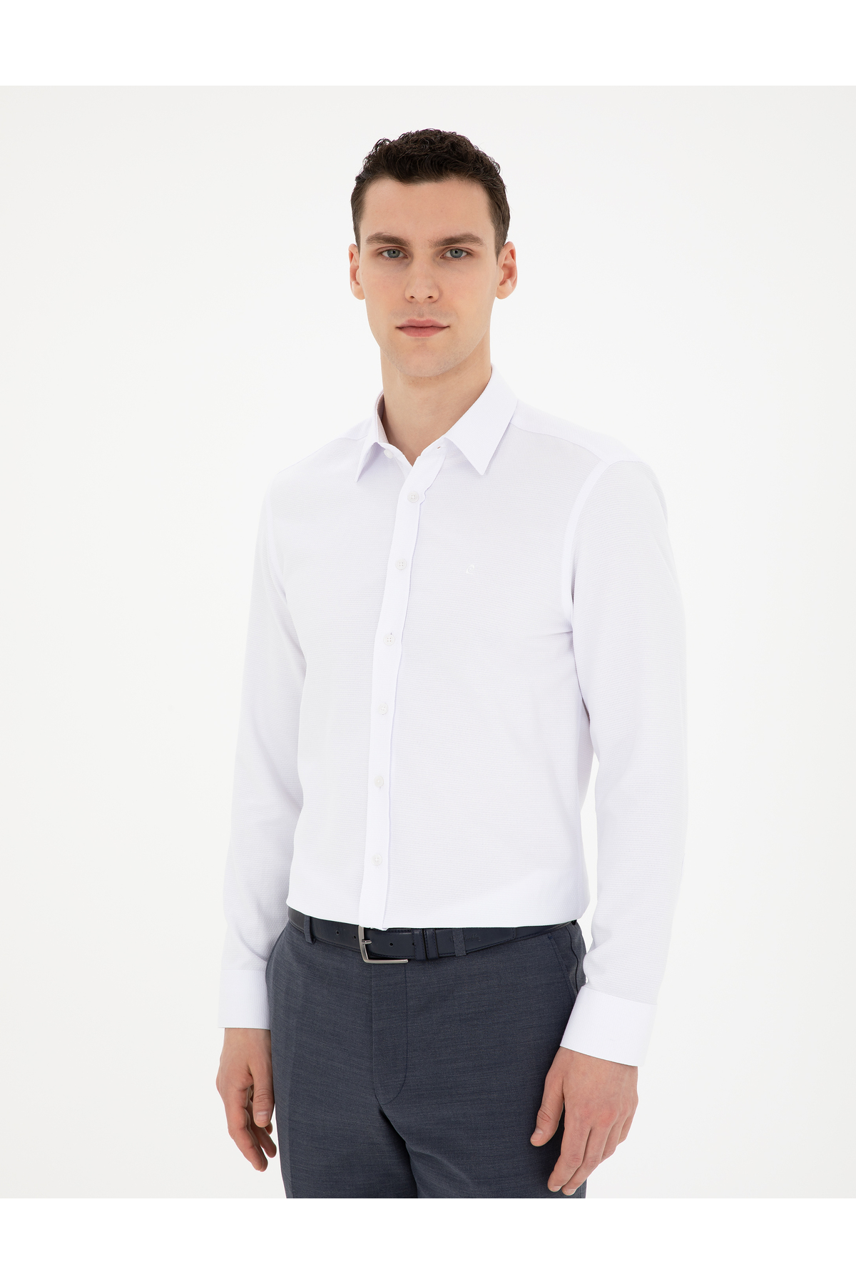 پیراهن مردانه پیر کاردین | 50289391-VR013 Pierre Cardin - Image 3