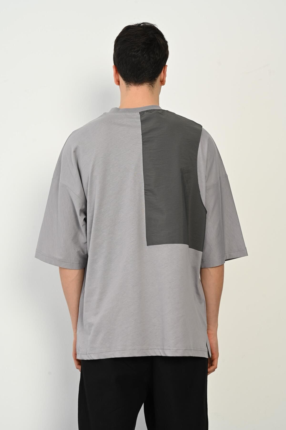 Rocqerx-R-5765 Parachute Garni Detailed Oversize Supreme T-Shirt 6