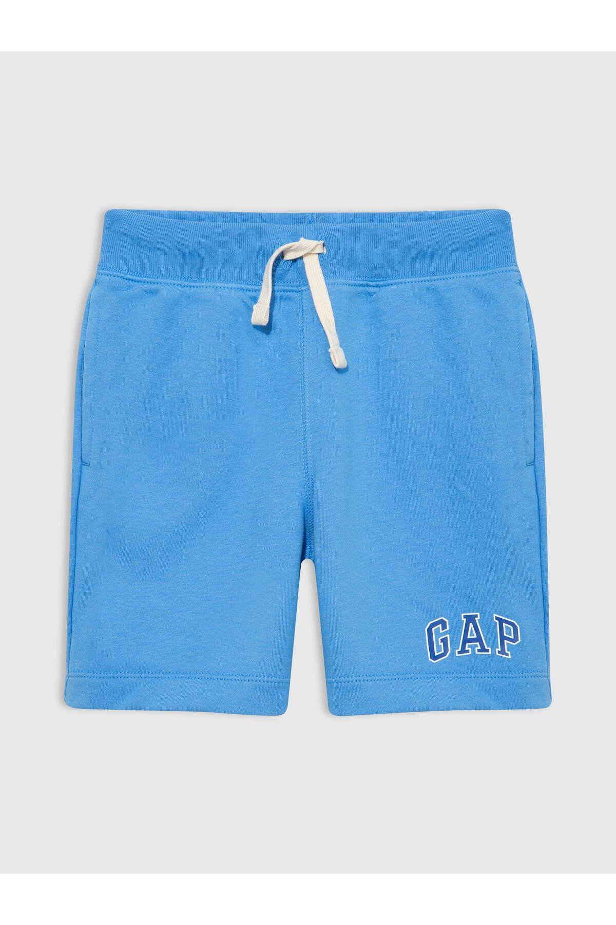 GAP Boy Синие шорты из французской махровой ткани с логотипом GAP 890929