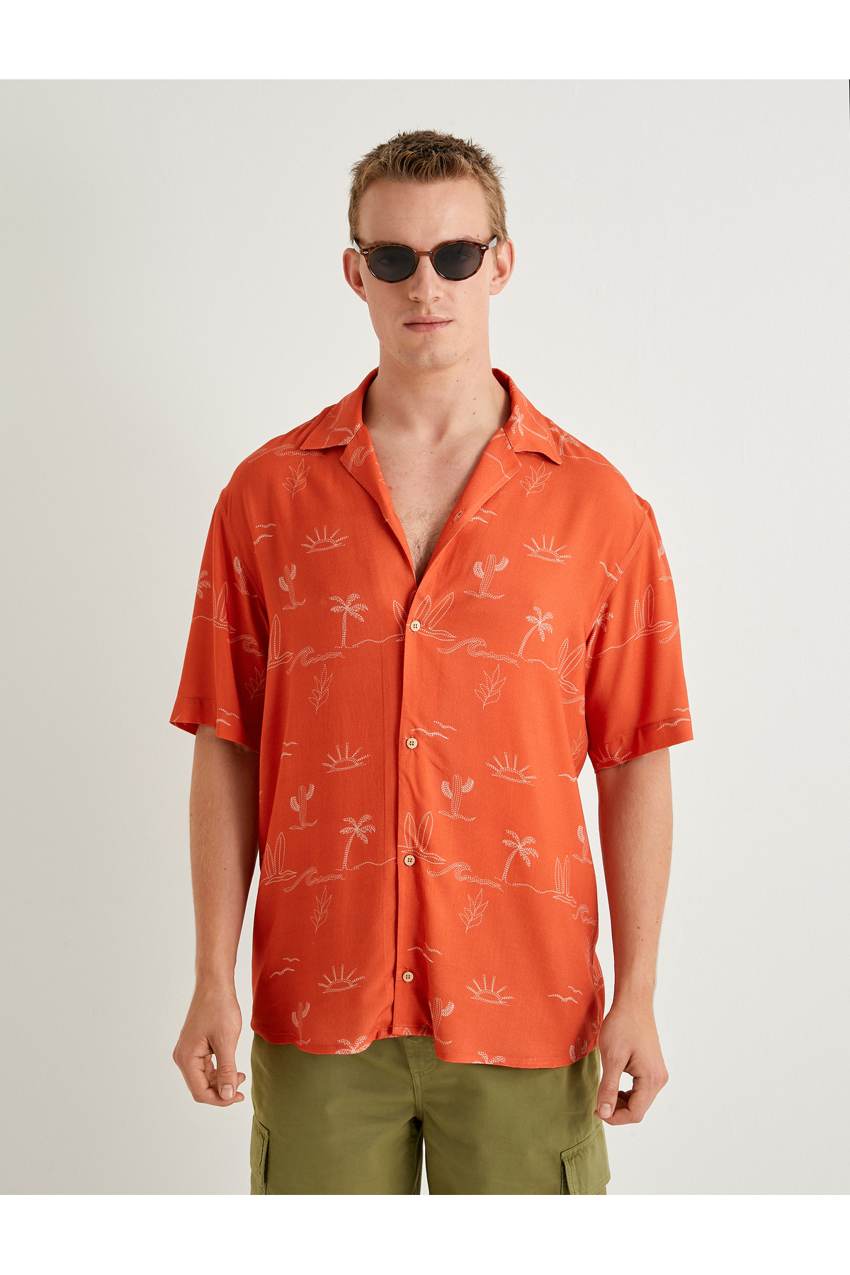 پیراهن مردانه کوتون | 4SAM60256HW Koton - Image 3