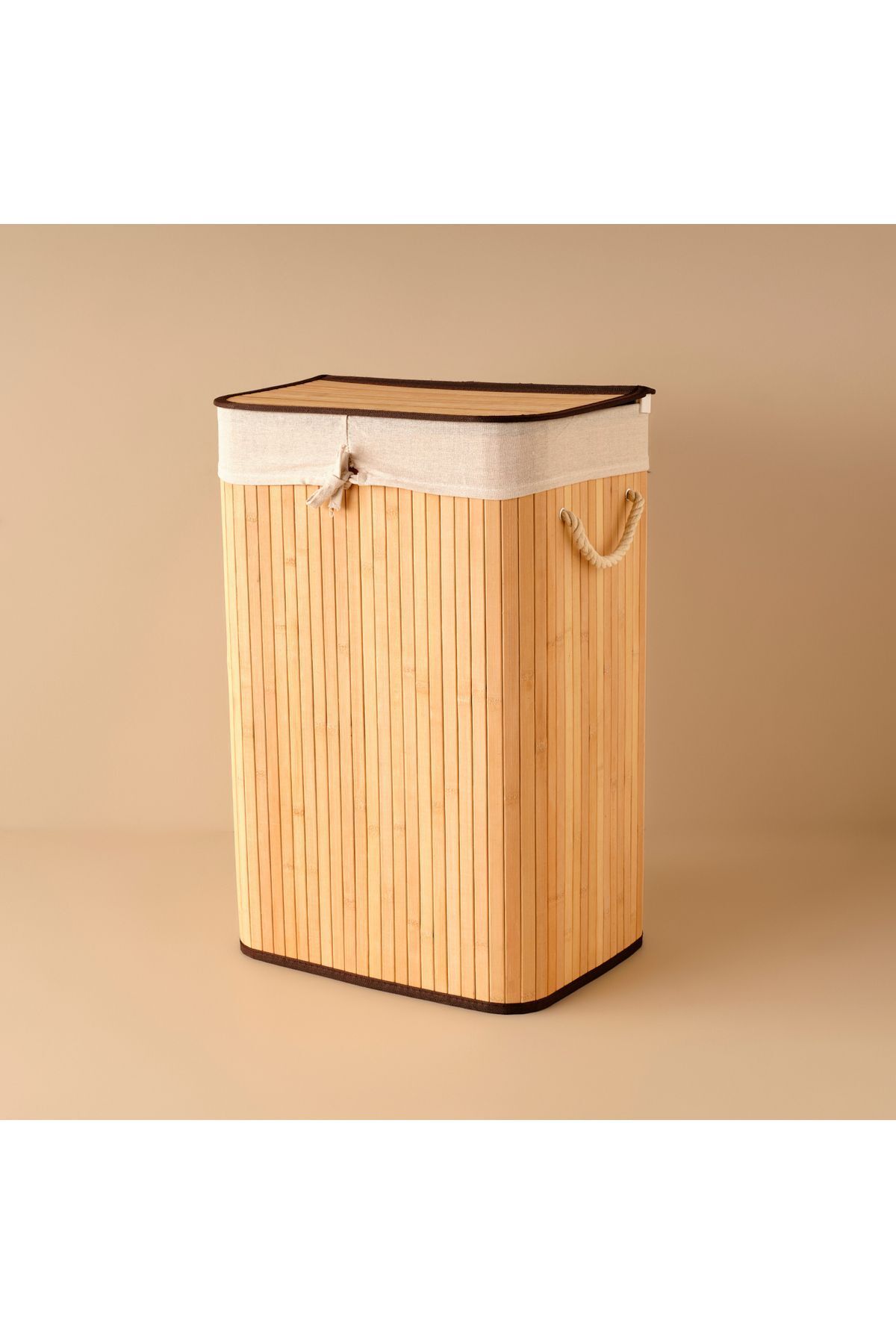 Bella Maison Bennet Bambu Katlanır Çamaşır Sepeti (40x30x61 cm) 2002CSPT0015
