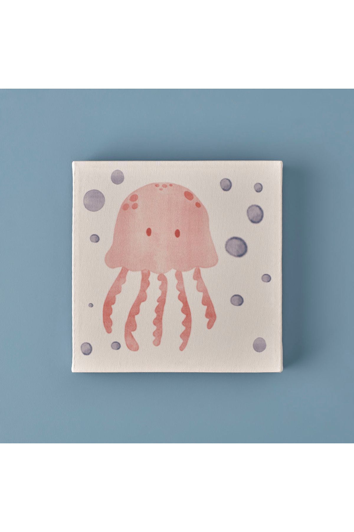 Bella Maison Marine Jellyfish Kanvas Tablo (20x20 cm) 1002TBLO0034