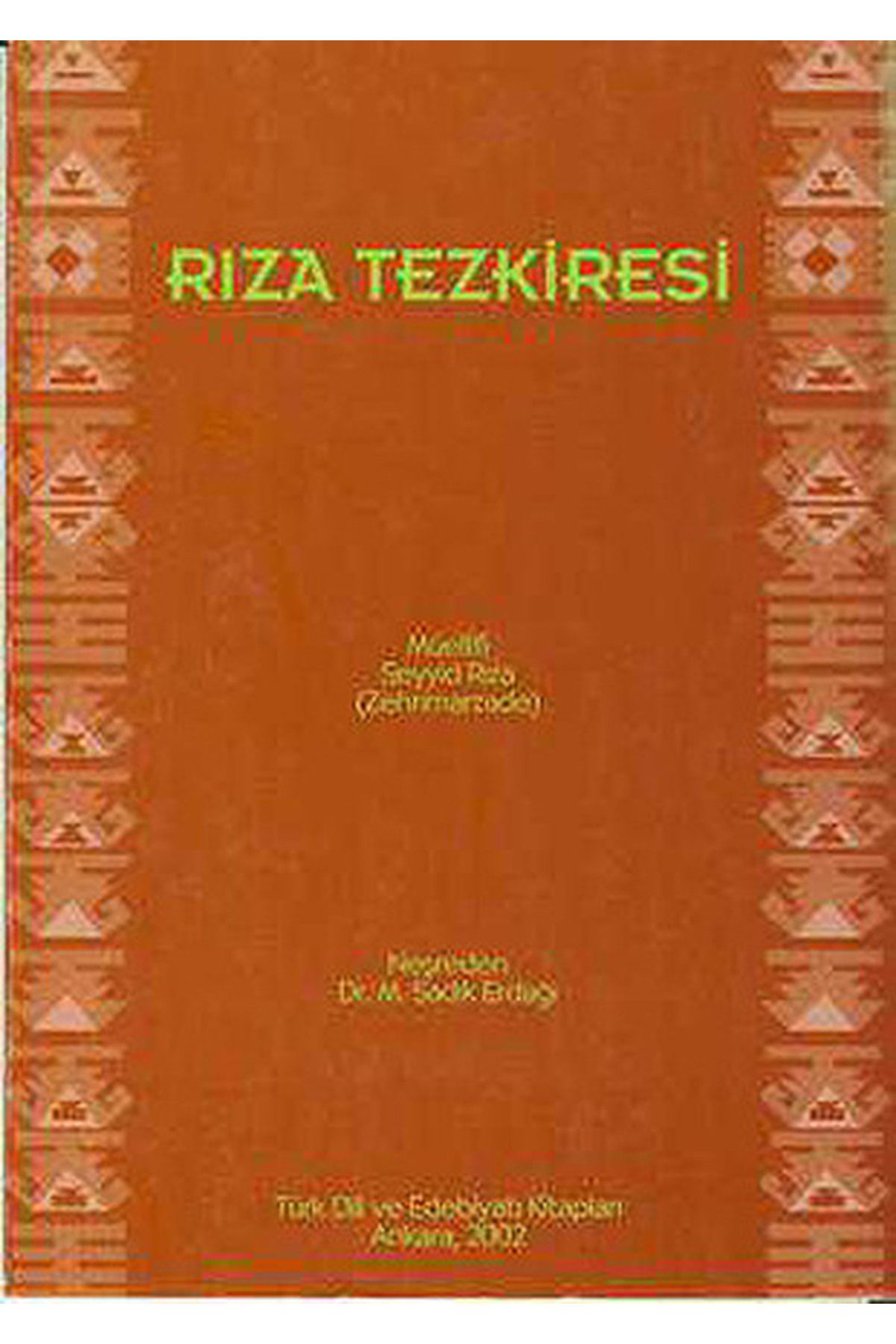 Literatürk Academia RIZA TEZKİRESİ-M.SADIK ERDAĞI