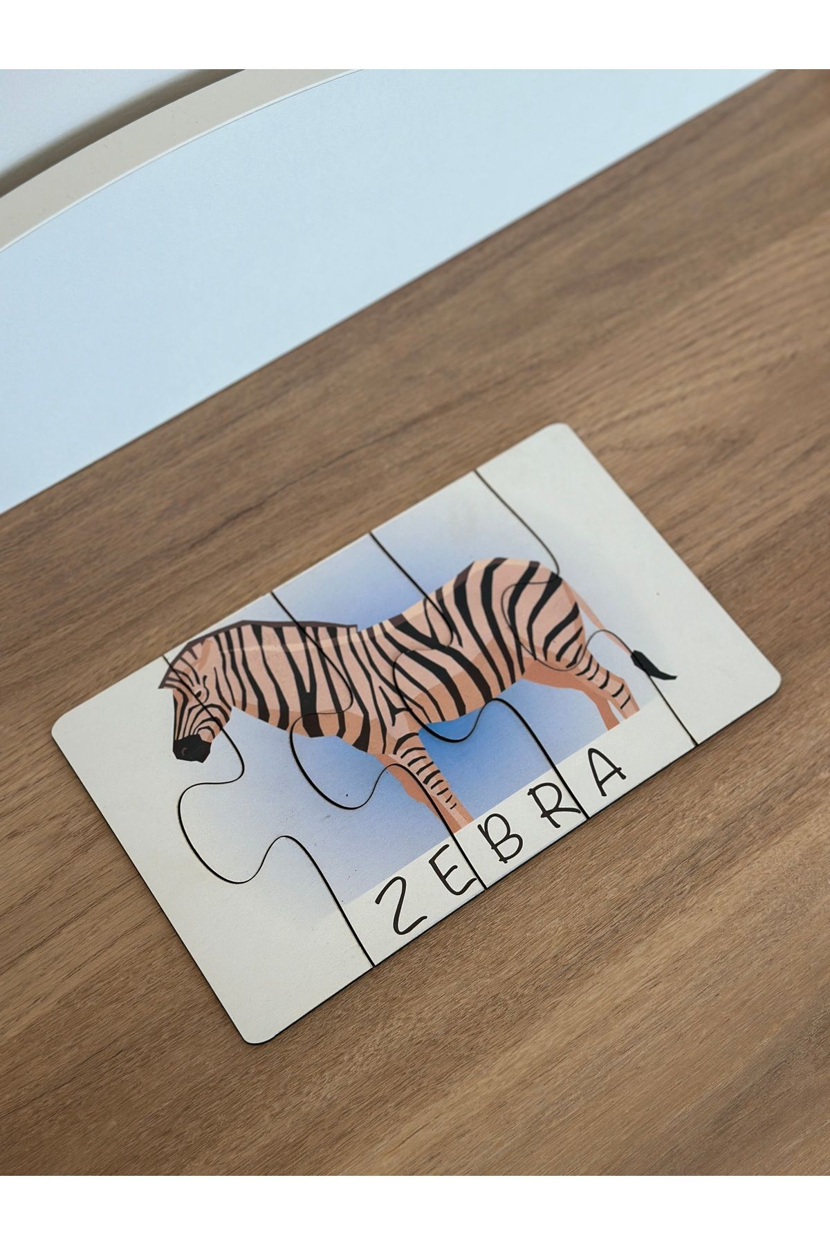 Bellacasa Hayvanlar Öğrenme Eşleme Puzzle Kartı, Puzzle Eğitici Oyuncak, Montessori Eğitim Oyuncak, Motor Zeka fotoğrafı 2 (önizleme)