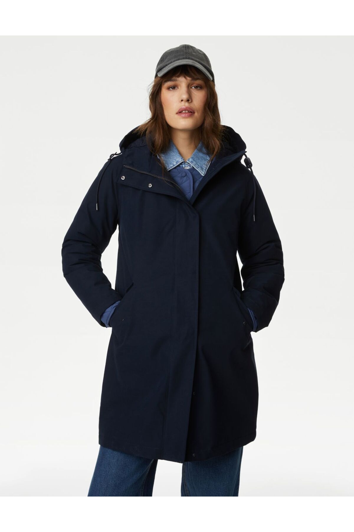 Плащ с капюшоном Marks & Spencer Stormwear™ T49005042