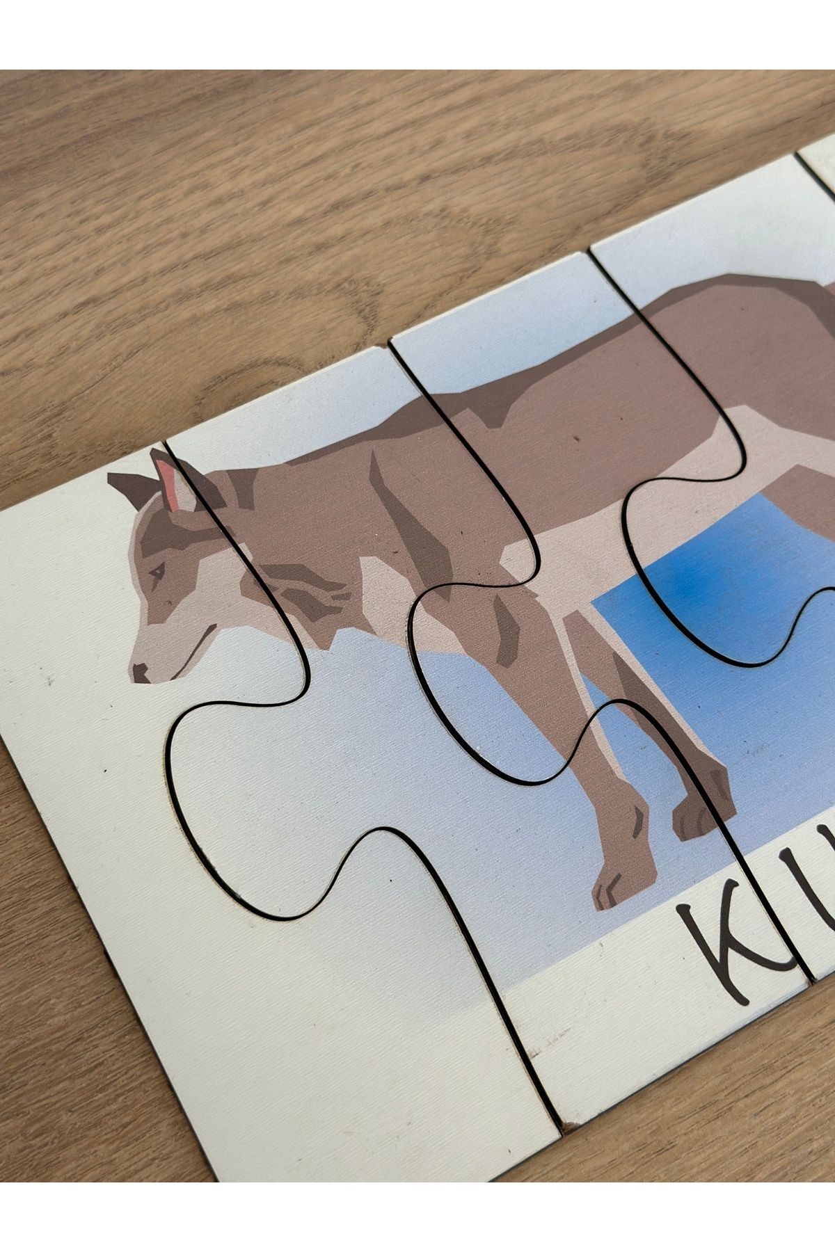 Bellacasa Hayvanlar Öğrenme Eşleme Puzzle Kartı, Puzzle Eğitici Oyuncak, Montessori Eğitim Oyuncak, Motor Zeka fotoğrafı 4 (önizleme)