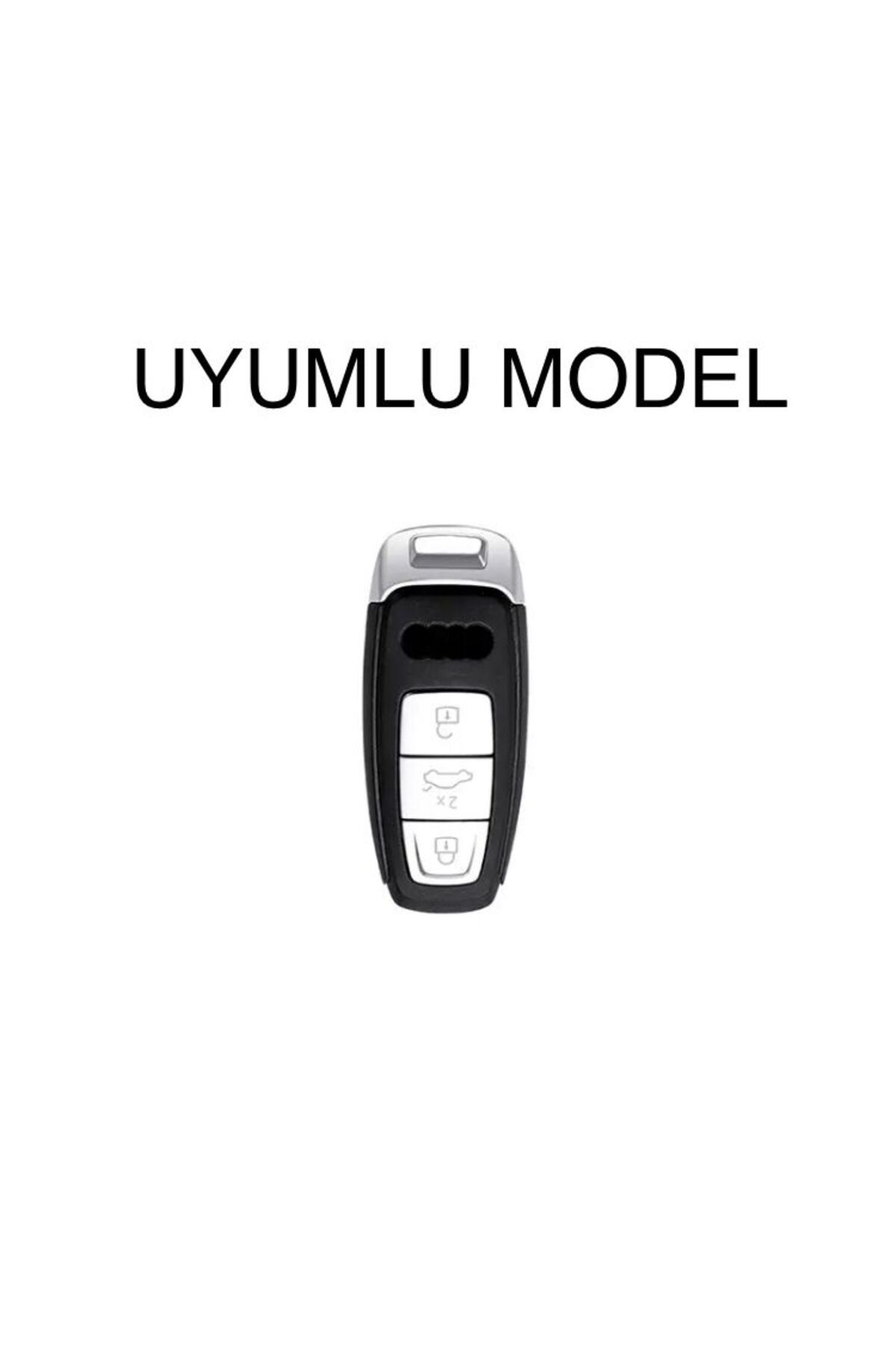 ŞENYILDIZ AKSESUAR-Audi A6 A7 A8 E-tron Q8 C8 A3 - Leather Key Protection Case and Mesh Keychain See Figure 2 2