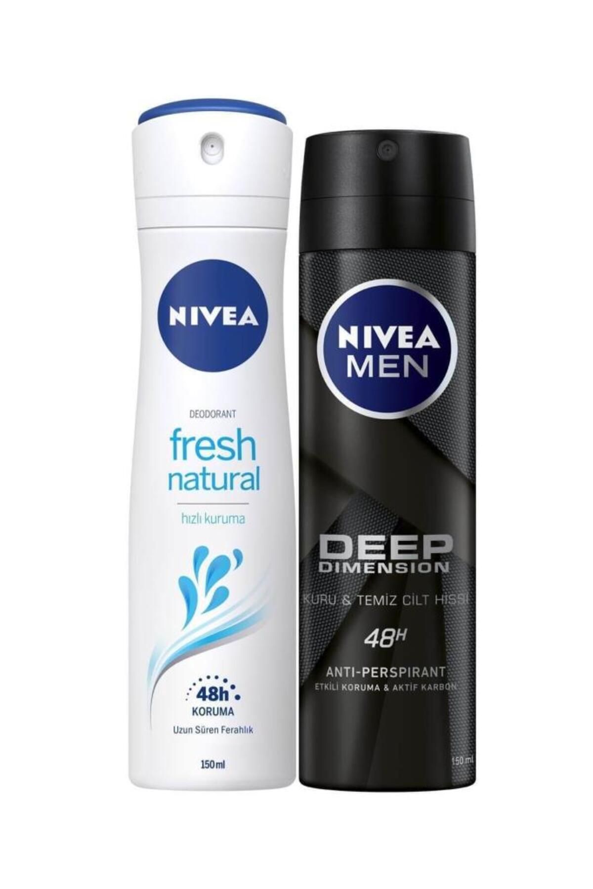 NIVEA Fresh Deosprey 150 мл Deep Dimension Men's Deosprey 150 мл 2 шт. НАБОР.NVE.082