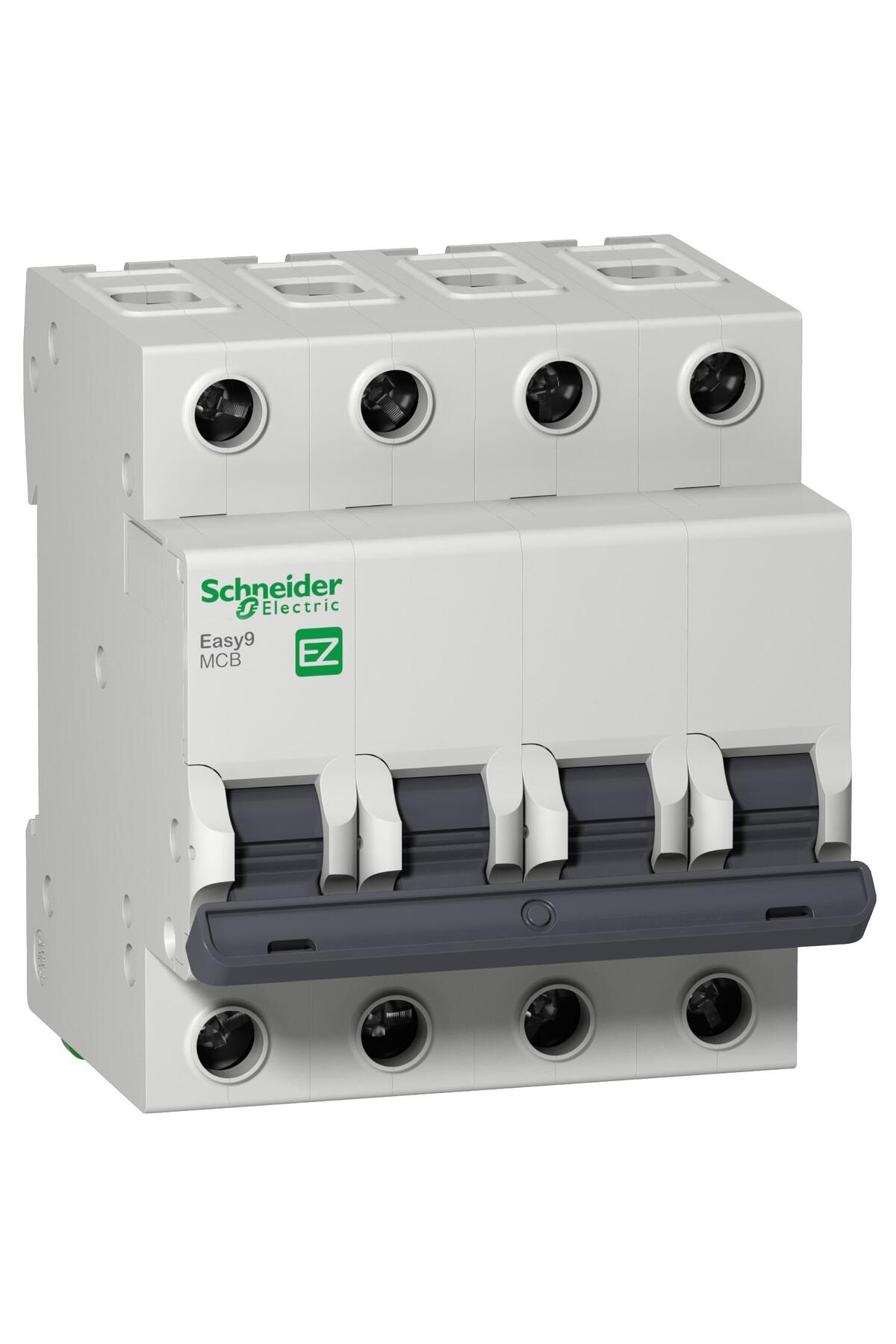 Schneider Electric Schneider EZ9F34432, Easy9 4  Faz 32A 4,5 KA C Tipi N Otomat