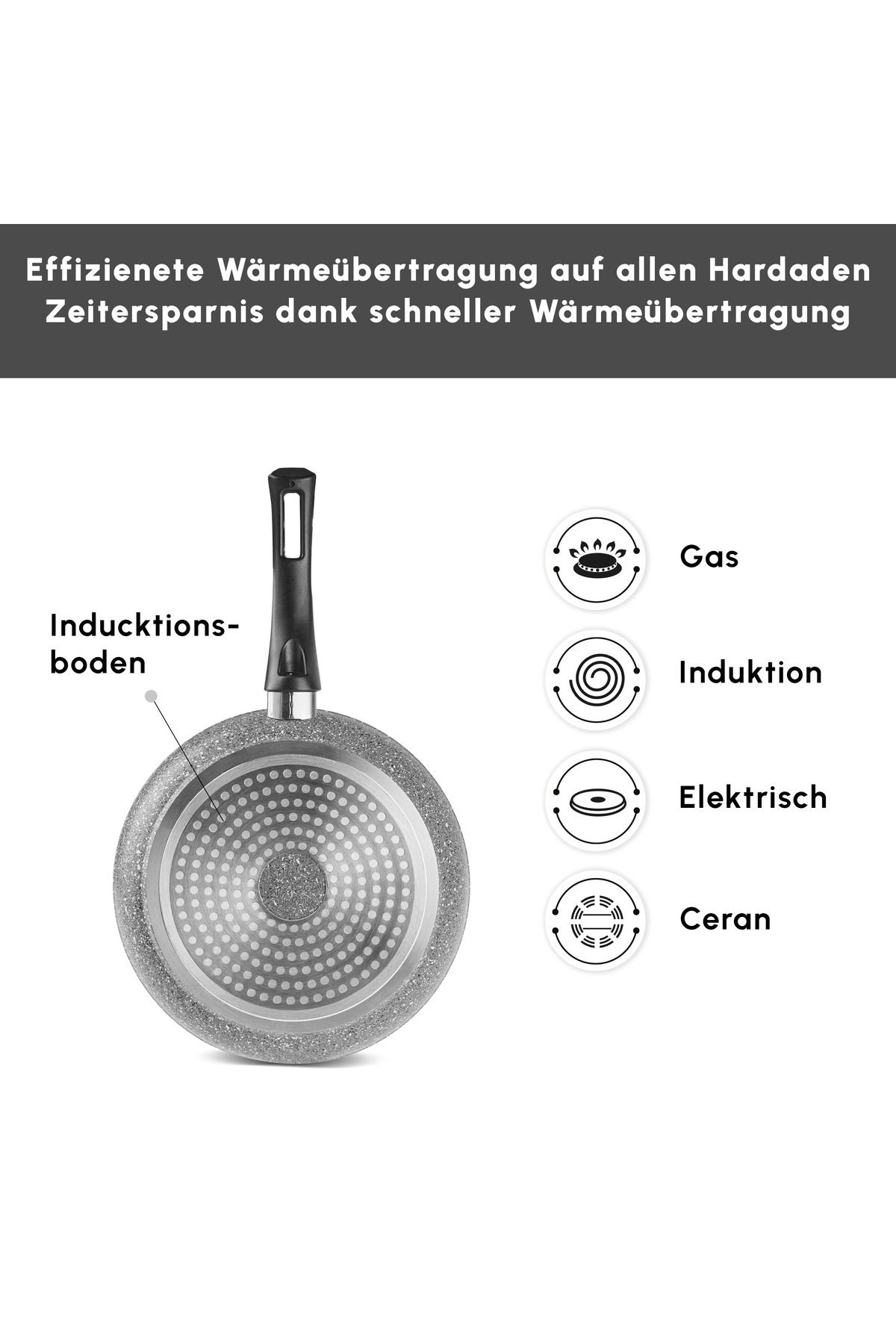 Karaca-Gris Biogranit Pfannenset, 2-teilig - Perfekte Küchenbegleiter 4