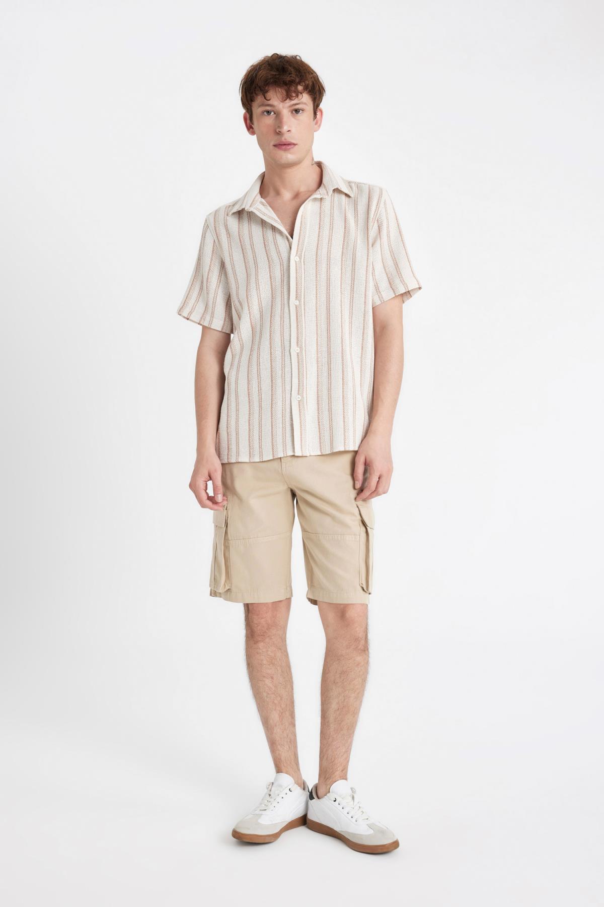 پیراهن مردانه دفاکتو | D2058AX24HS Defacto - Image 2