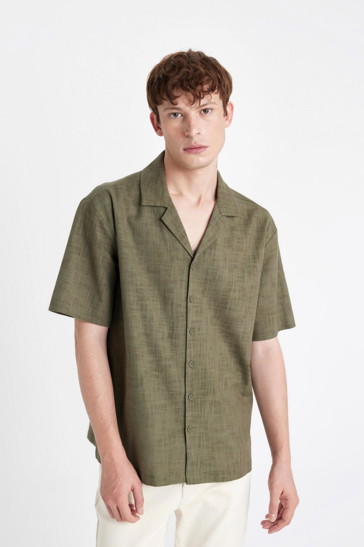 پیراهن مردانه دفاکتو | D4540AX24SM Defacto - Image 3