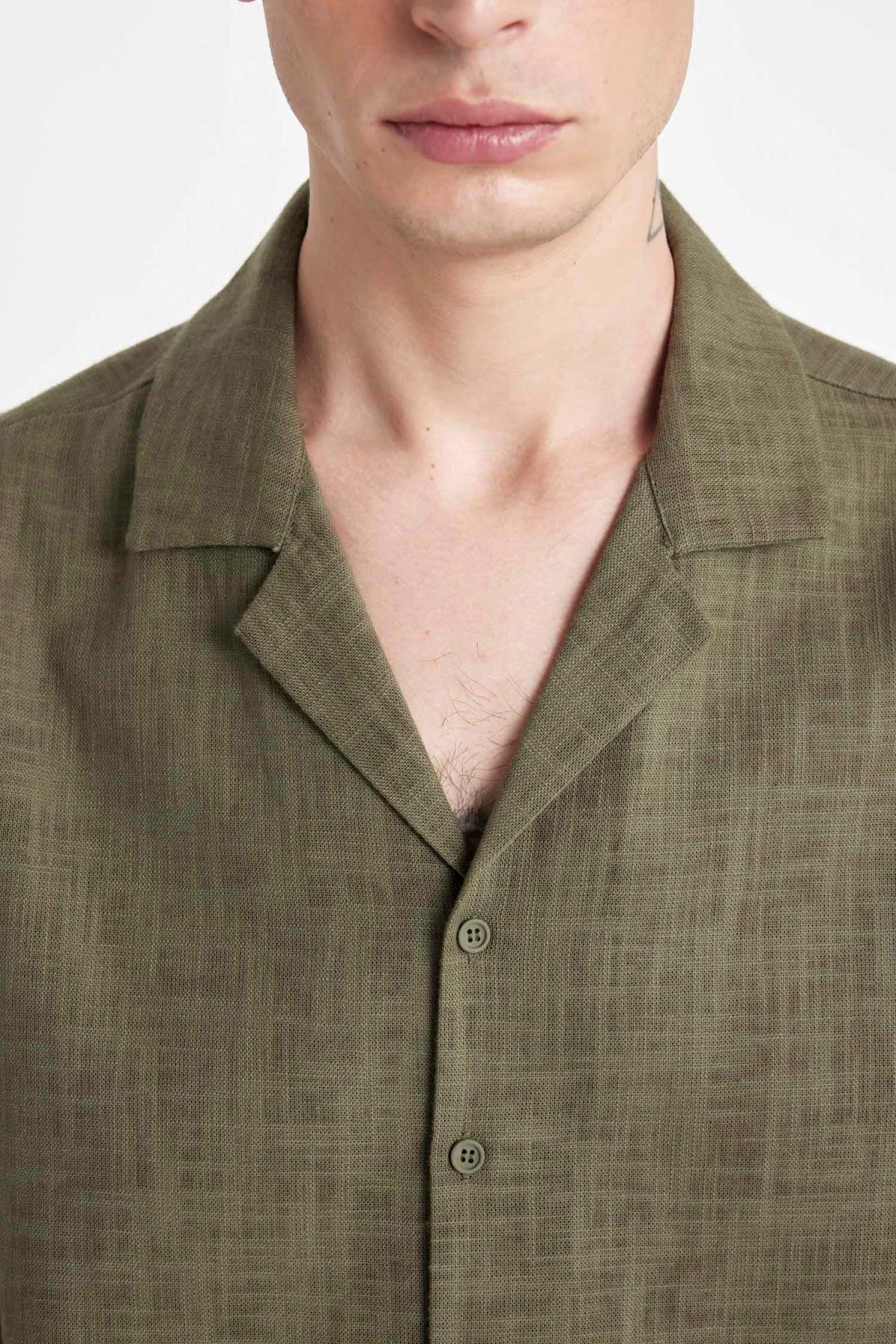 پیراهن مردانه دفاکتو | D4540AX24SM Defacto - Image 5