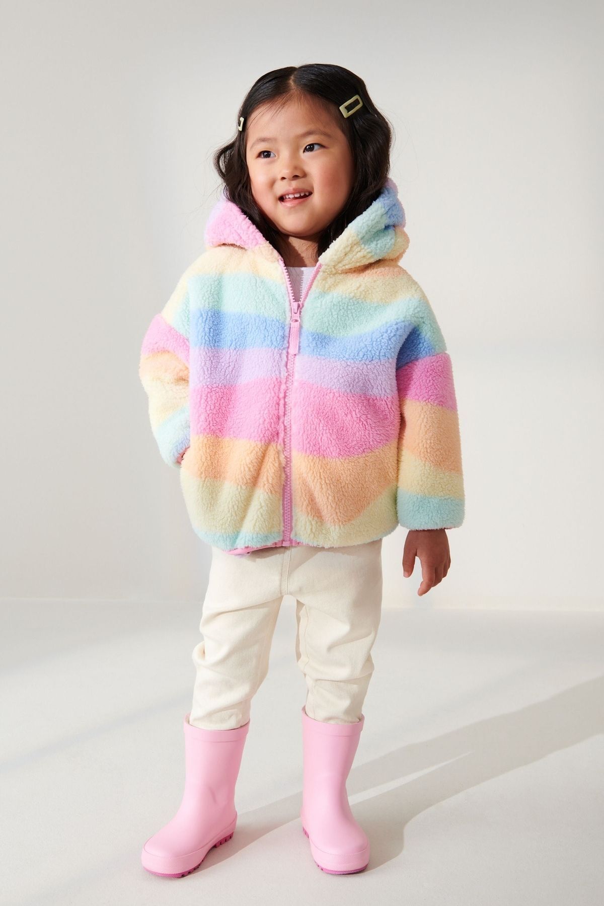 Gap rainbow puffer jacket hotsell