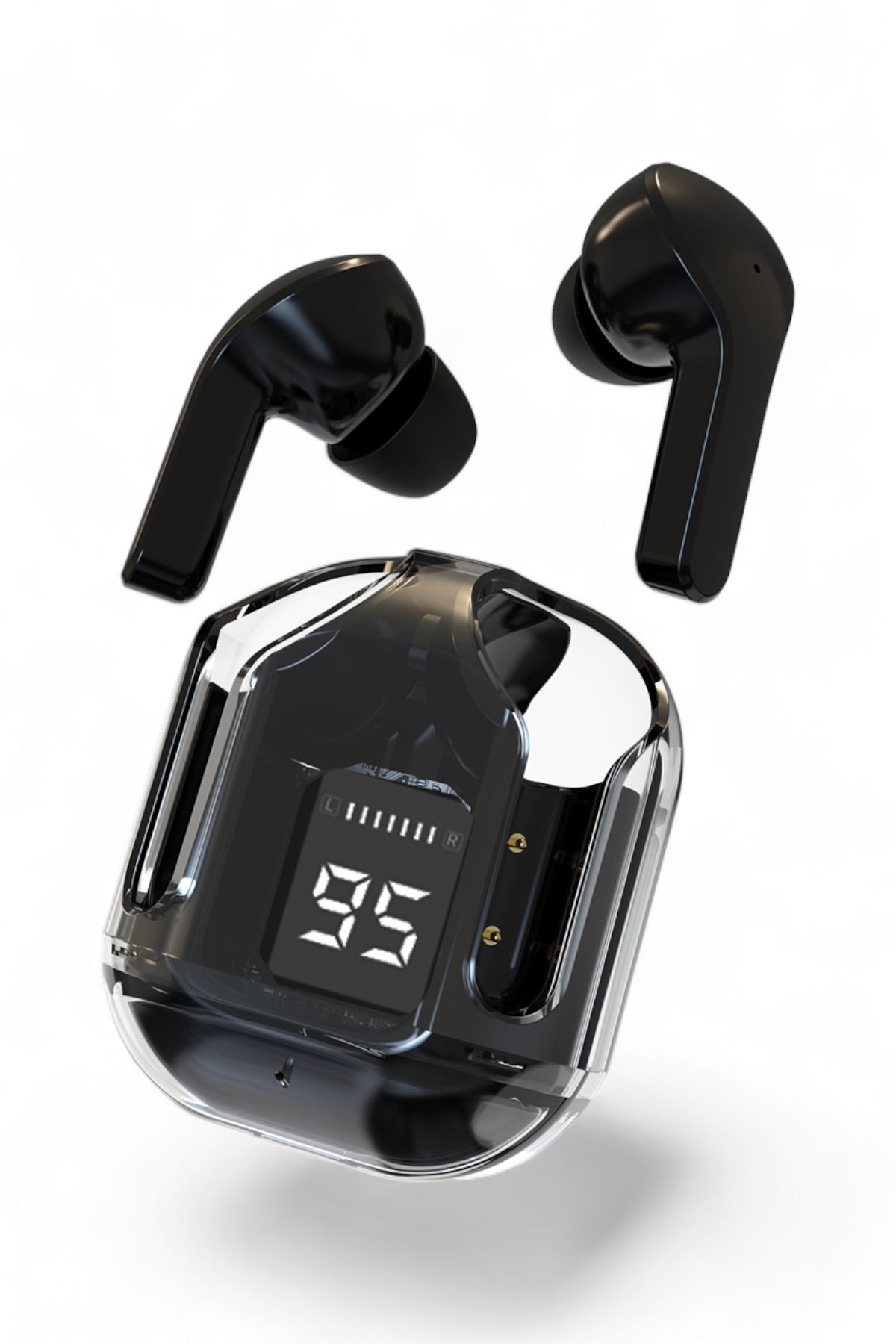 CARLOTA Bluetooth Kulakl k Kad n Erkek ios Android Uyumlu Dokunmatik Stereo effaf LED Ekran Extra Bass TWS Fiyat Yorumlar Trendyol