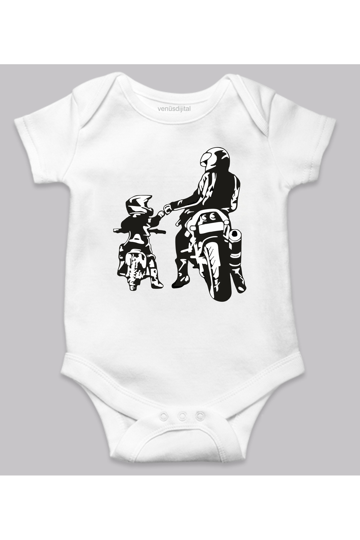 بادیساپورت کودک طرح پدر و پسر موتورسوار، بهترین همراه سفر من  بادیساپورت کودک طرح پدر و پسر موتورسوار، بهترین همراه سفر من