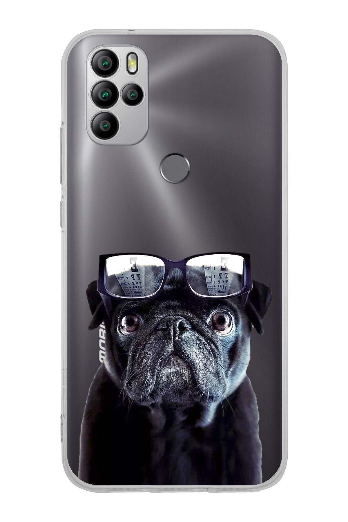 GM 21 Pro New Edition ile Uyumlu 1mm Slim Fit Köpek 3 050f Baskılı Silikon Şeffaf Kılıf