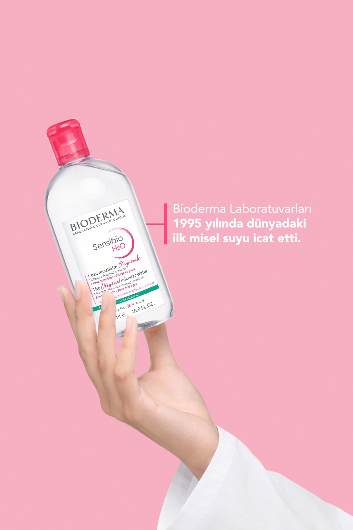 Bioderma-Sensibio H2O Micellar Make-Up Cleansing Water for Sensitive and Normal Skin 500 ml 9