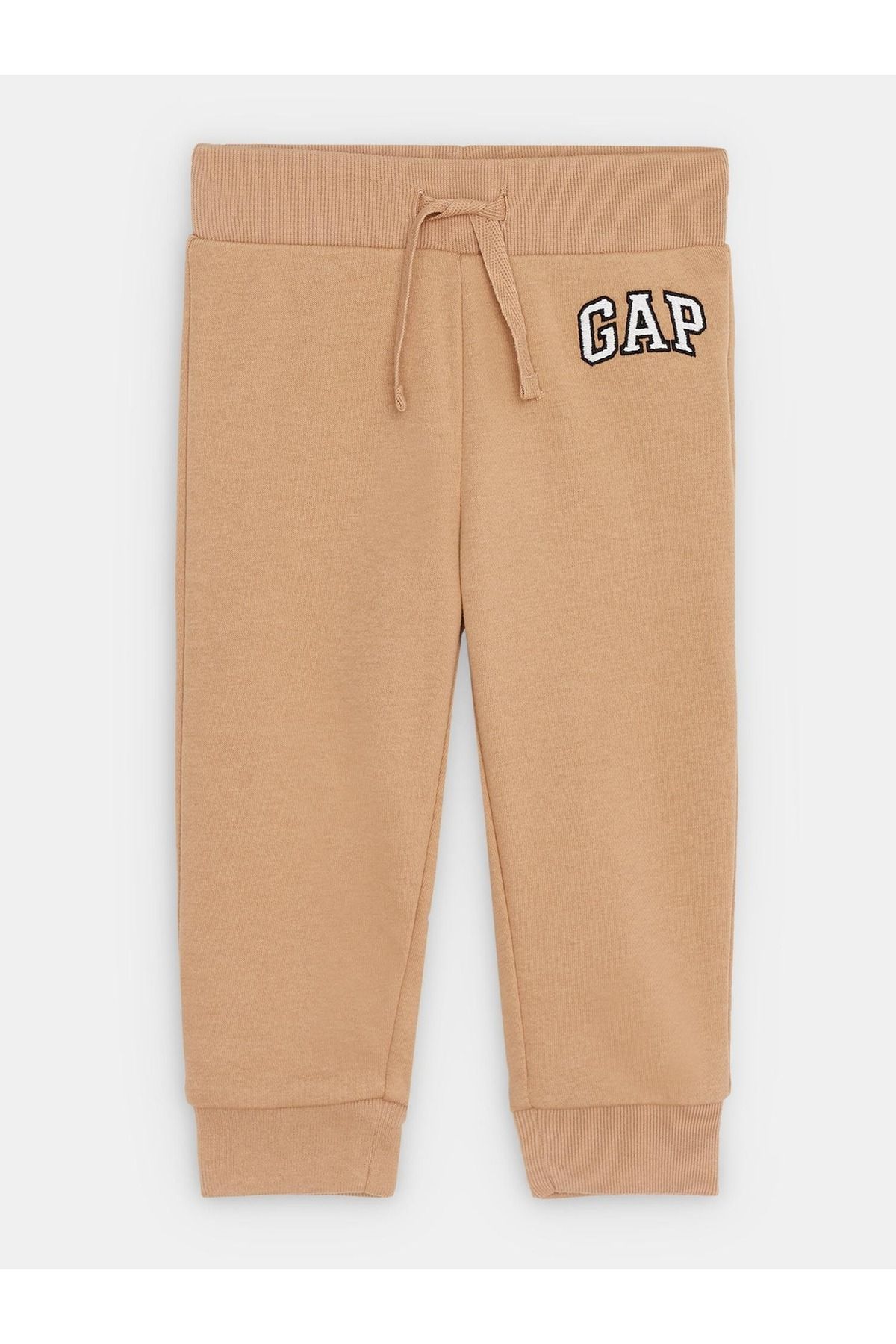 GAP Baby Boy Светло-коричневые флисовые спортивные штаны с логотипом Gap 748023