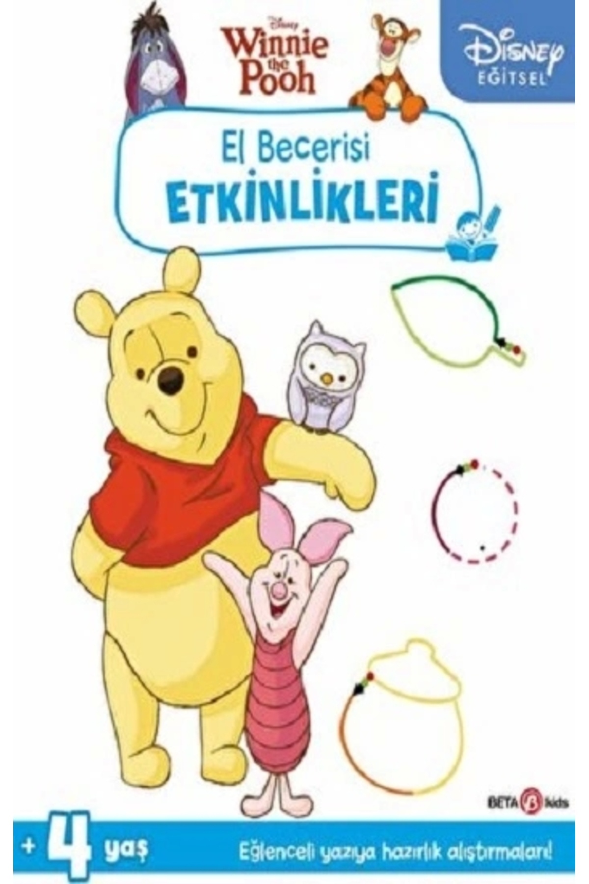 Disney Eğitsel Winnie The Pooh El Becerisi Etkinlikleri Yazıya Hazırlık
